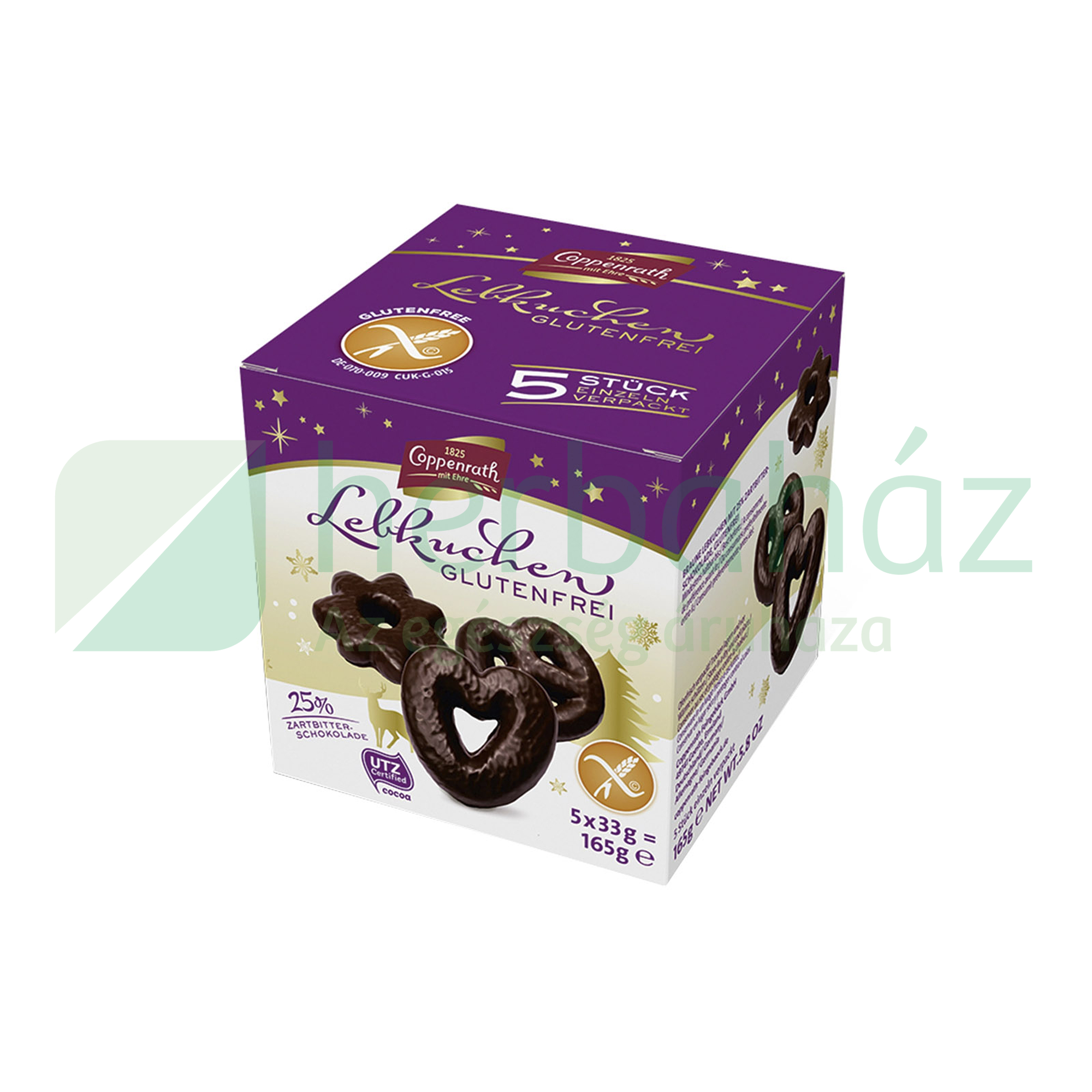 GLUTÉNMENTES COPPENRATH PUSZEDLI 25% ÉTCSOKOLÁDÉVAL 165G