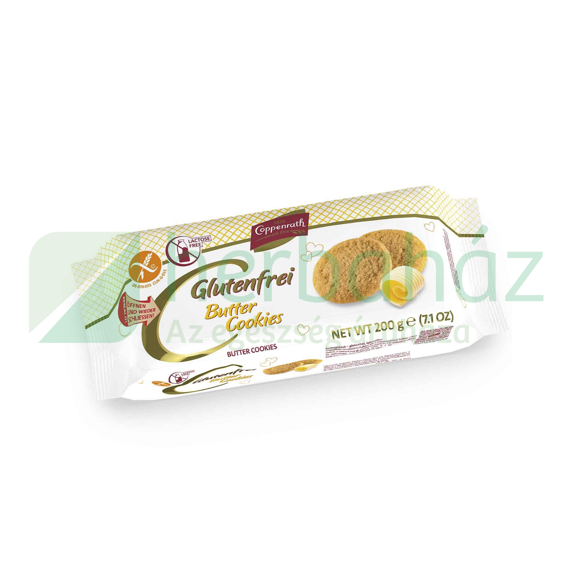 GLUTÉNMENTES COPPENRATH VAJAS KEKSZ LM 200G
