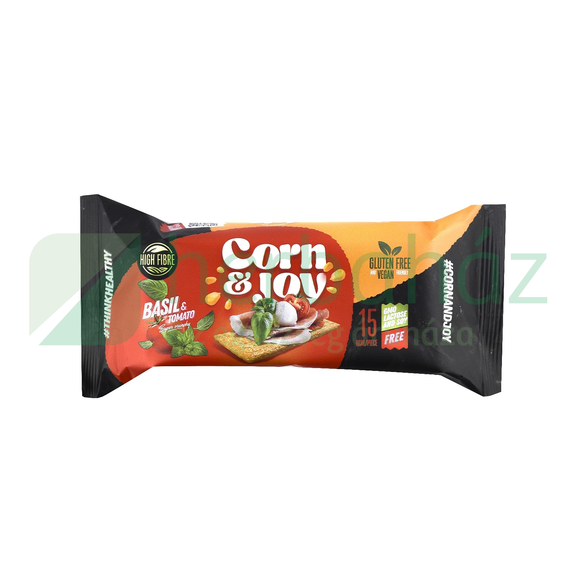 GLUTÉNMENTES CORN&JOY EXTRUDÁLT KENYÉR BAZSALIKOM, PARADICSOM 20G