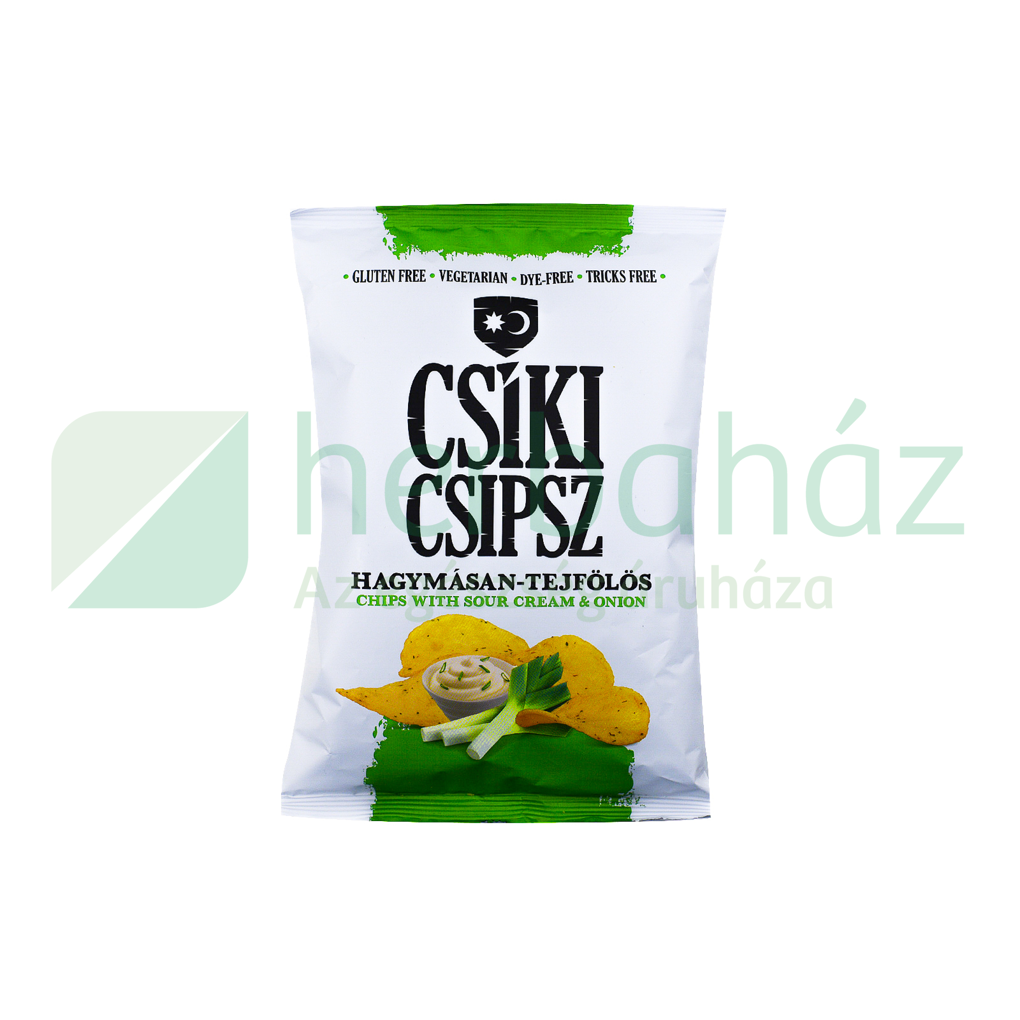 GLUTÉNMENTES CSÍKI CSIPSZ HAGYMÁSAN-TEJFÖLÖS 50G