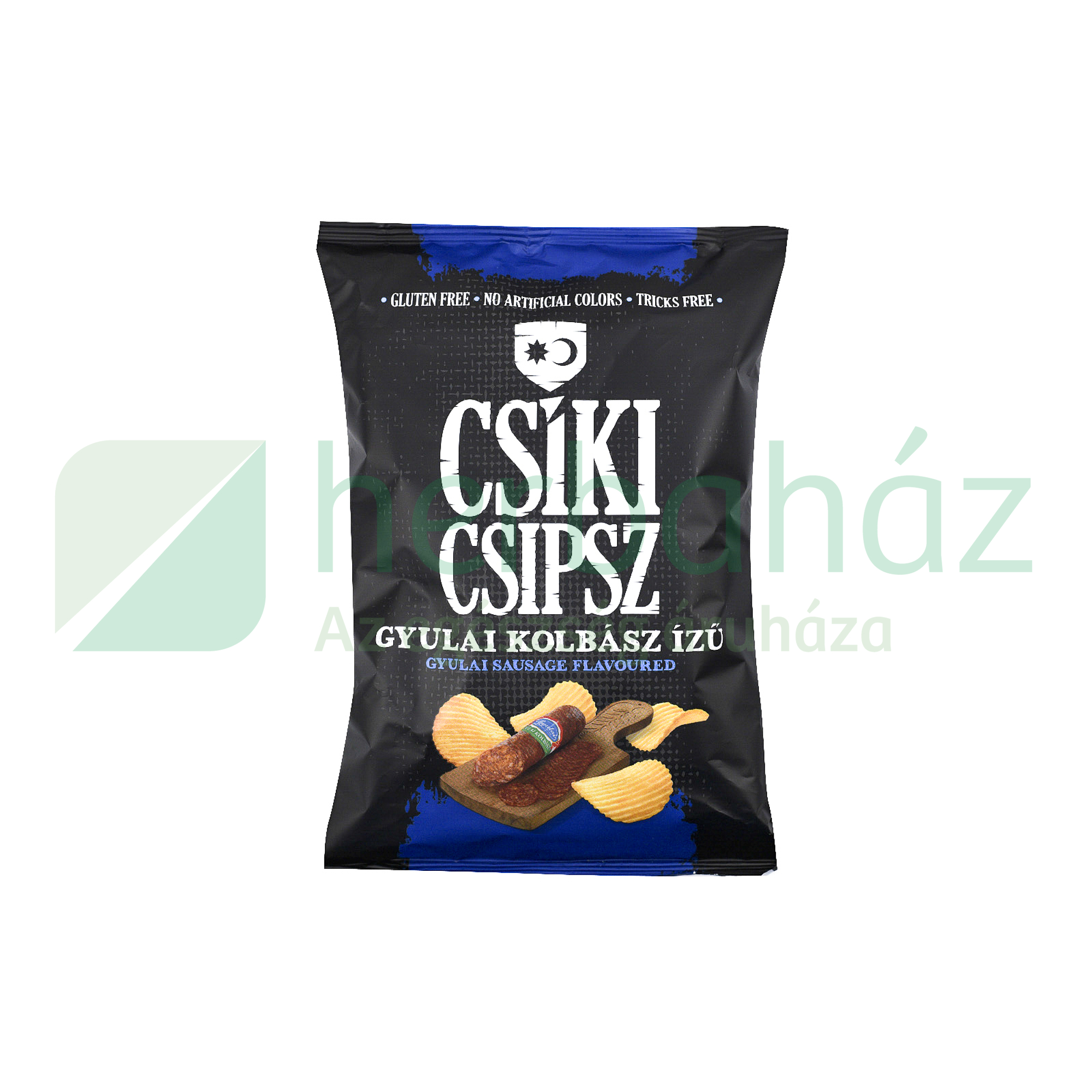 GLUTÉNMENTES CSÍKI CSIPSZ PRÉMIUM GYULAI KOLBÁSZOS 50G