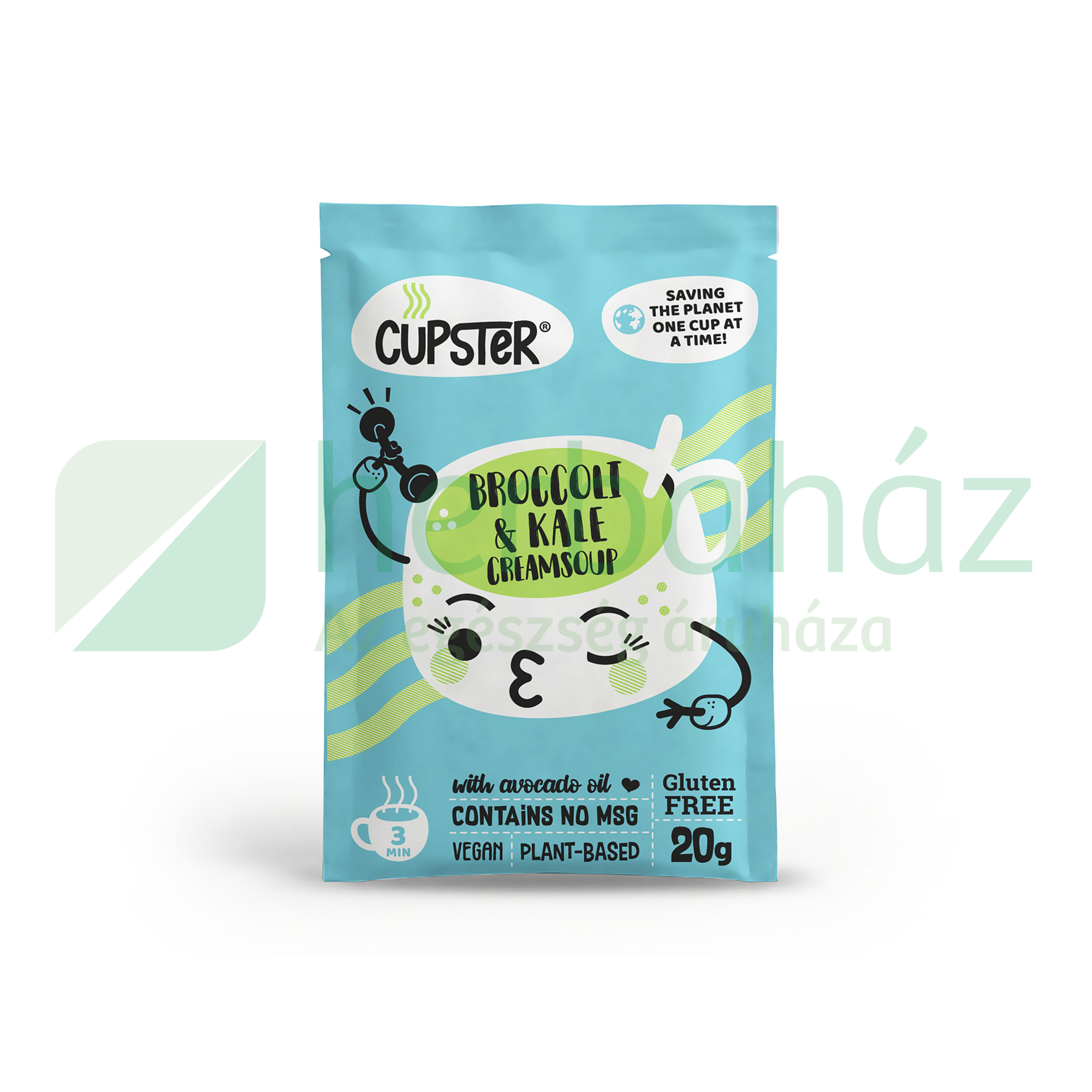 GLUTÉNMENTES CUPSTER INSTANT BROKKOLI-KEL KRÉMLEVES 20G