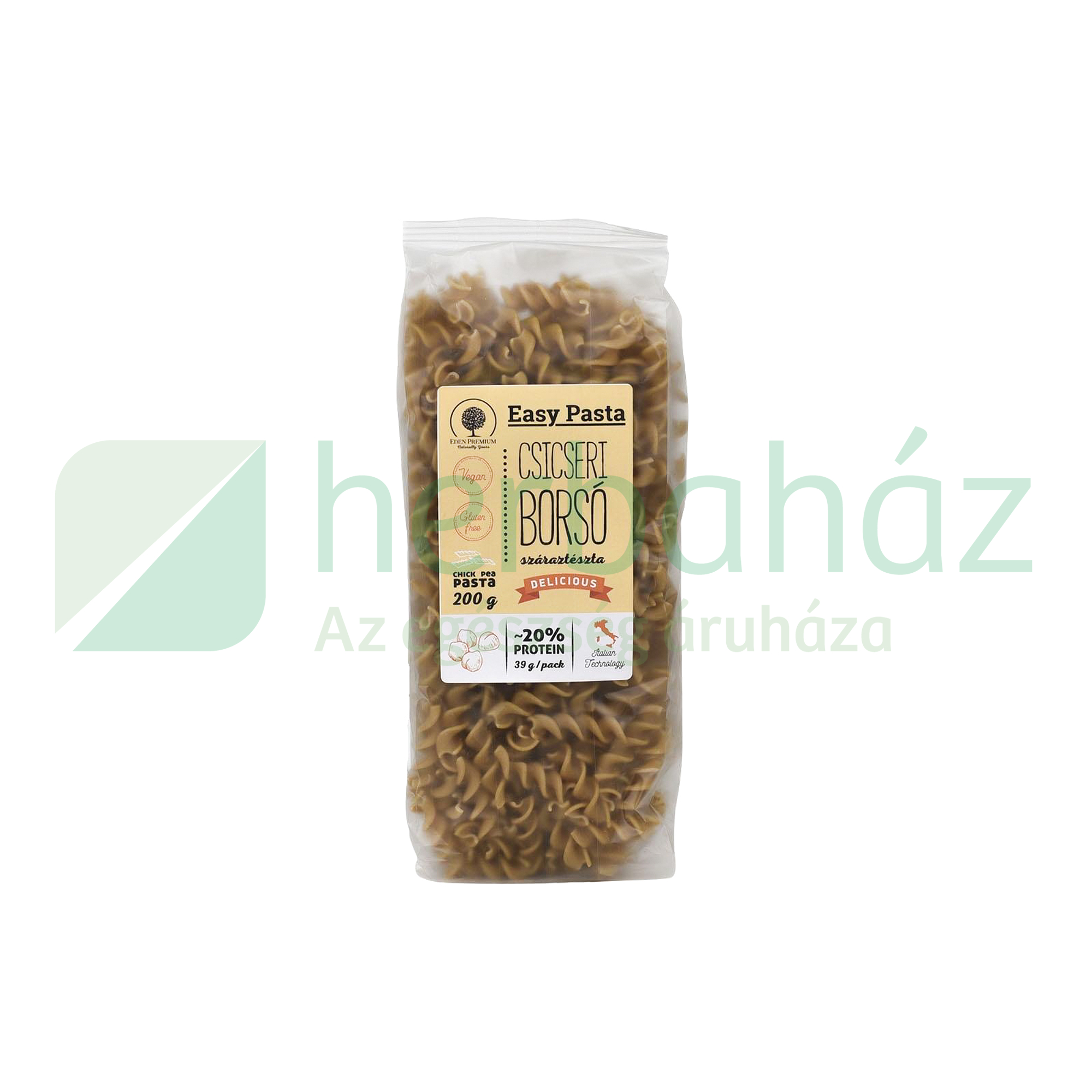 GLUTÉNMENTES EDEN PRÉMIUM EASY PASTA CSICSERIBORSÓ TÉSZTA ORSÓ 200G