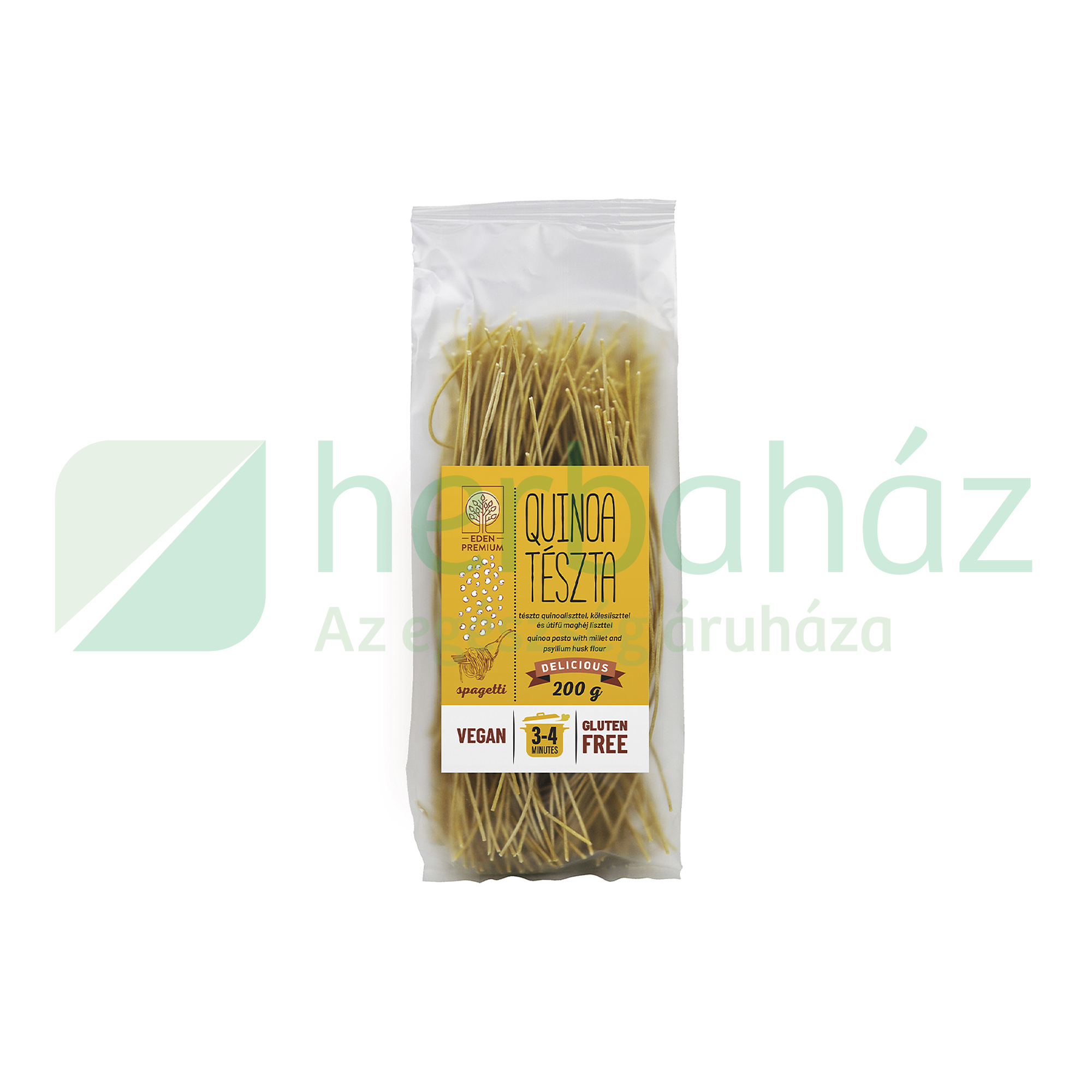 GLUTÉNMENTES ÉDEN PRÉMIUM QUINOA TÉSZTA SPAGETTI 200G