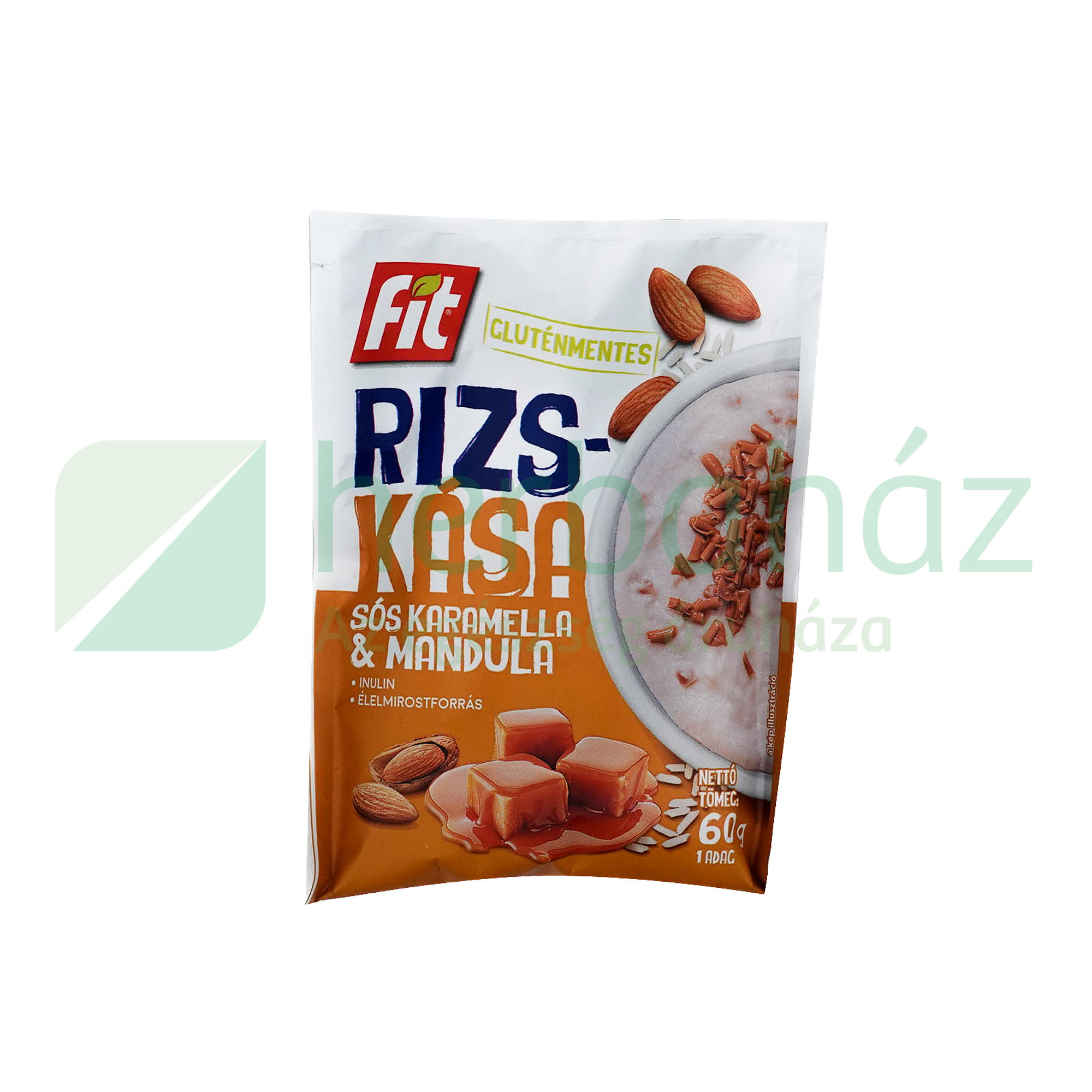 GLUTÉNMENTES FIT RIZSKÁSA MANDULÁVAL SÓS KARAMELL ÍZBEN 60G