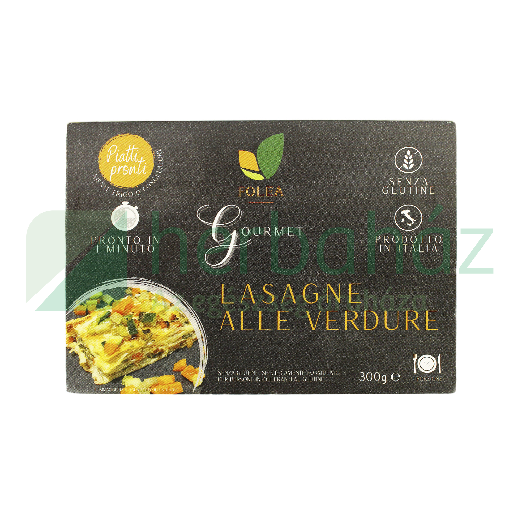 GLUTÉNMENTES FOLEA GOURMET LASAGNE ALLE VERDURE-ZÖLDSÉGES LASAGNE 300G