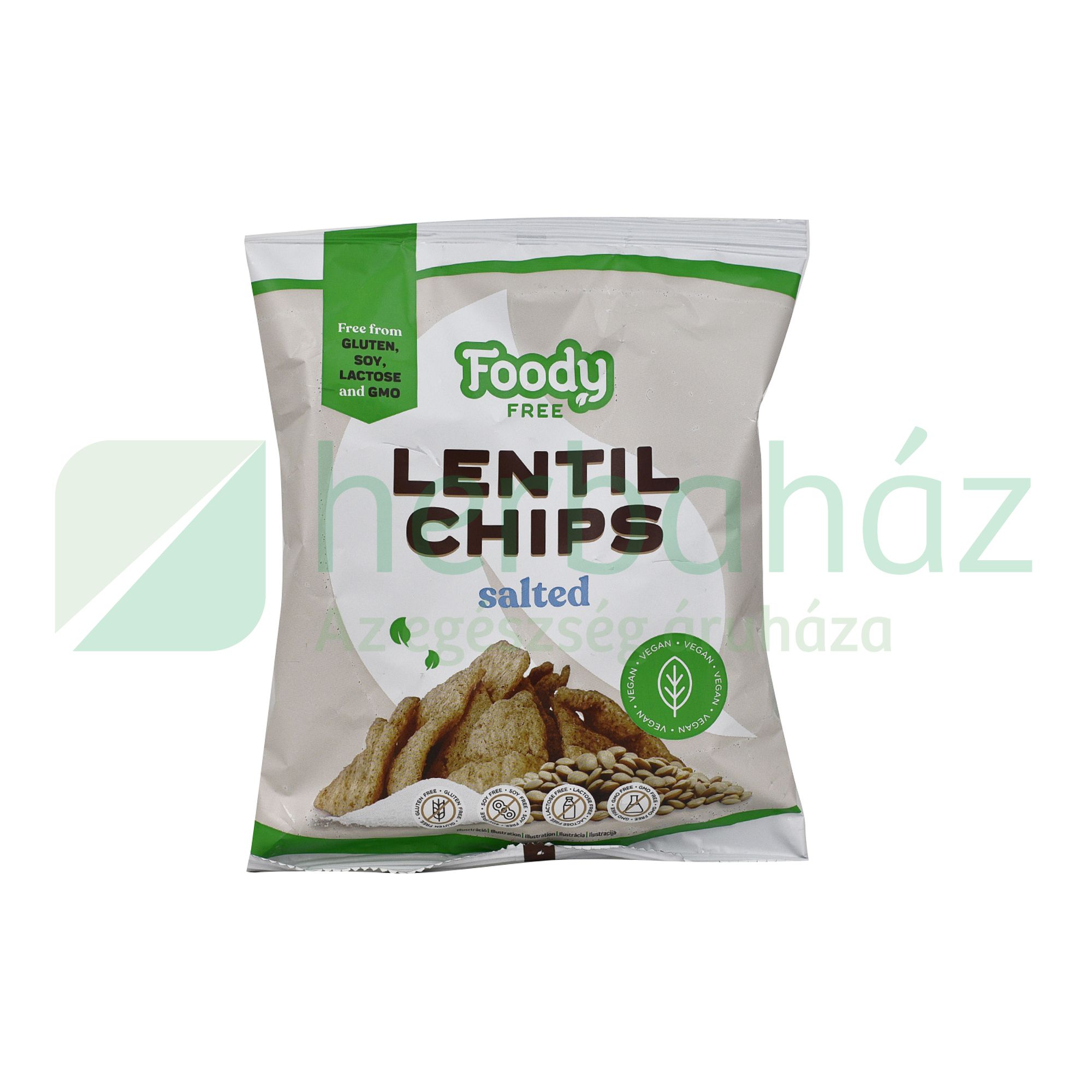 GLUTÉNMENTES FOODY FREE LENCSE CHIPS SÓVAL 50G