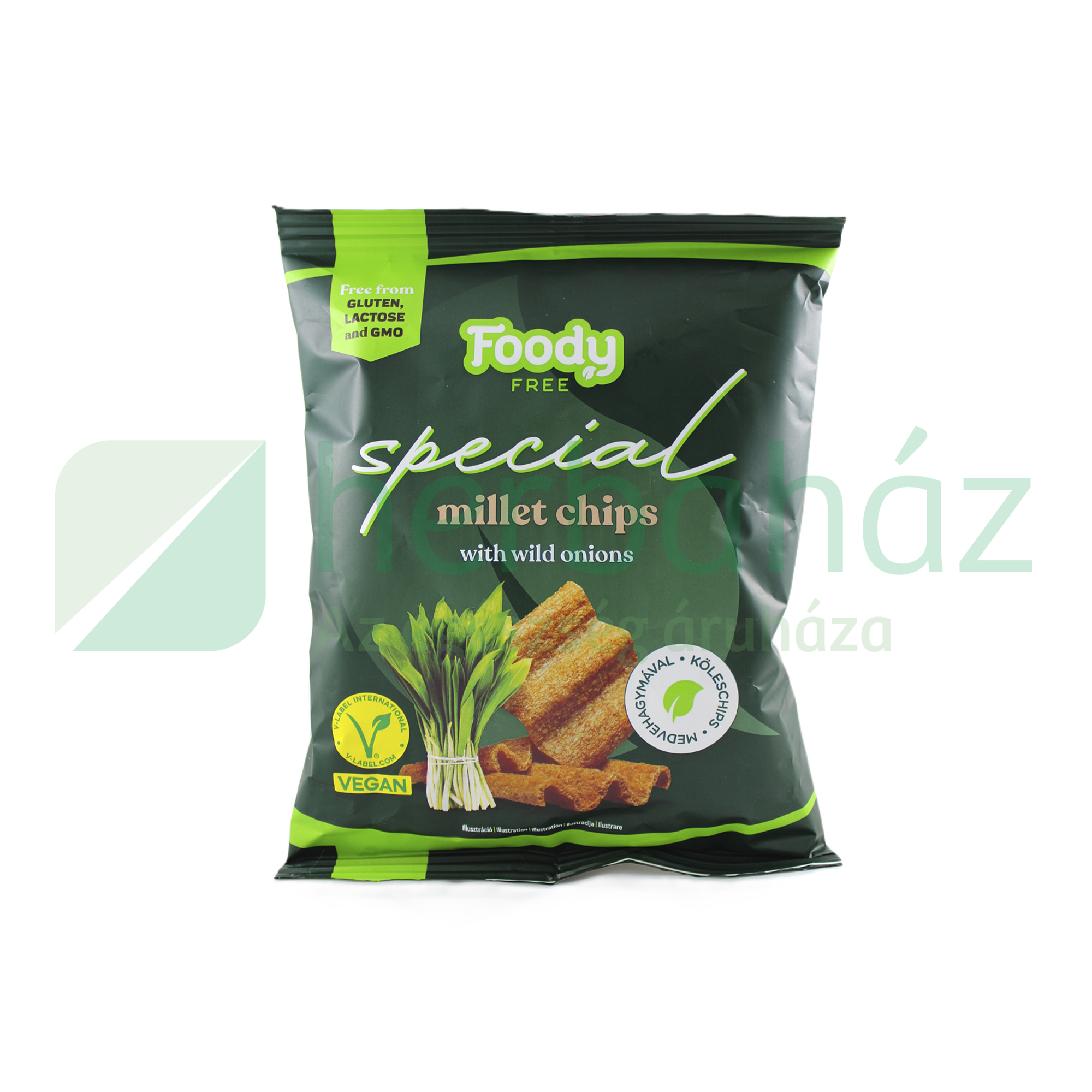 GLUTÉNMENTES FOODY FREE SPECIAL KÖLESCHIPS MEDVEHAGYMÁVAL 45G