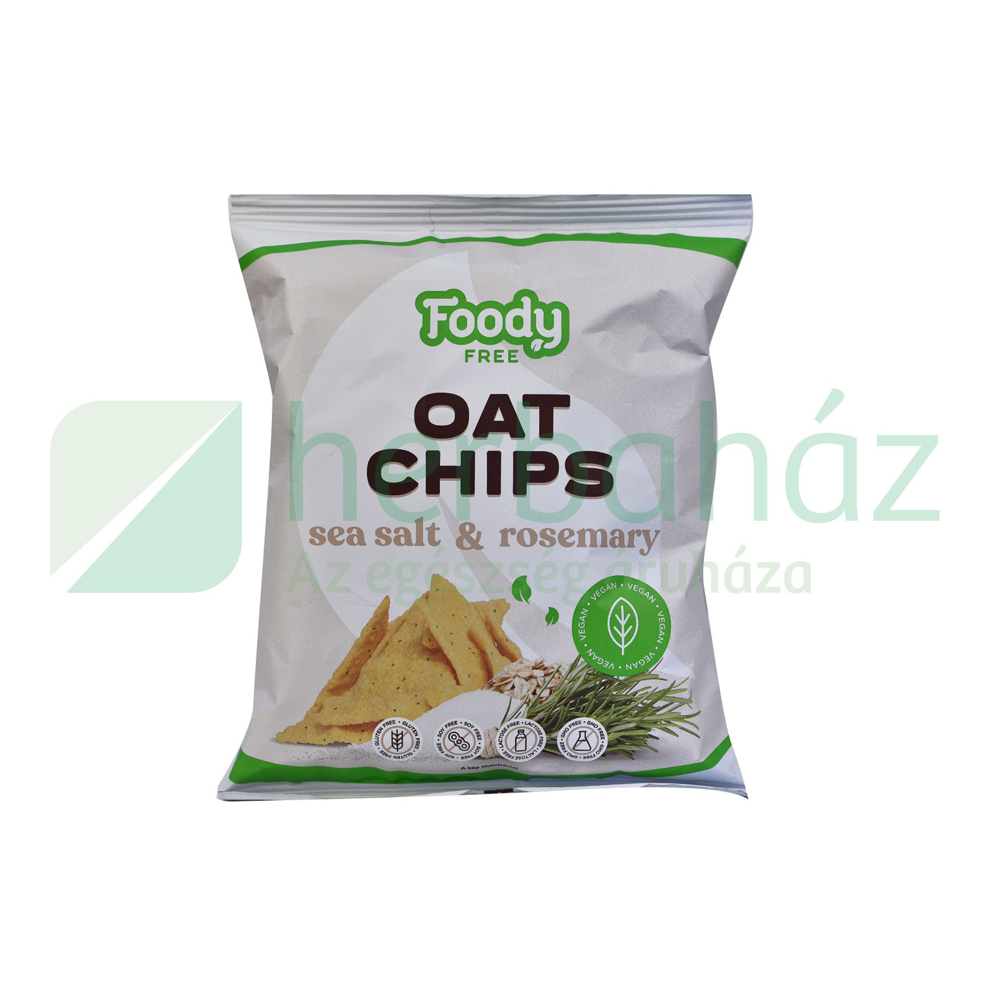 GLUTÉNMENTES FOODY FREE ZAB CHIPS TENGERI SÓVAL ÉS ROZMARINGGAL 50G