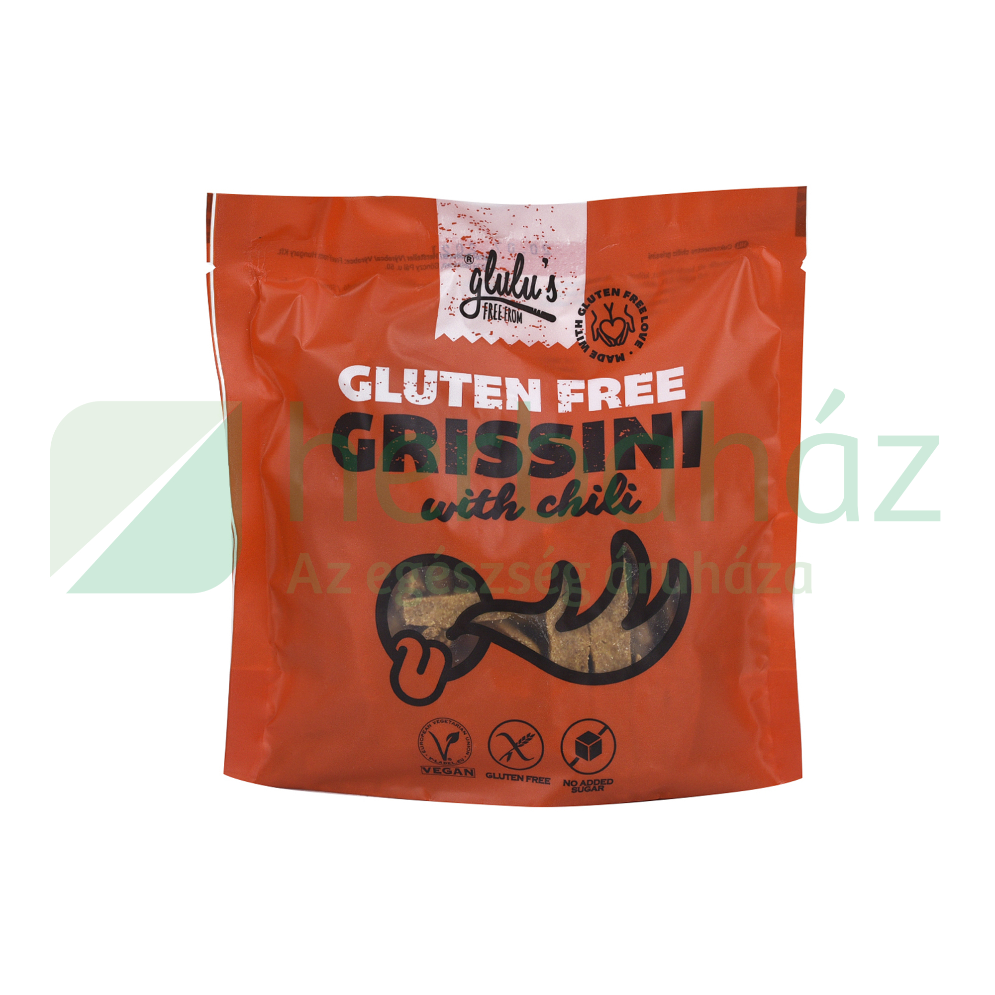 GLUTÉNMENTES GLULUS FREE FROM CUKORMENTES CHILIS GRISSINI 100G