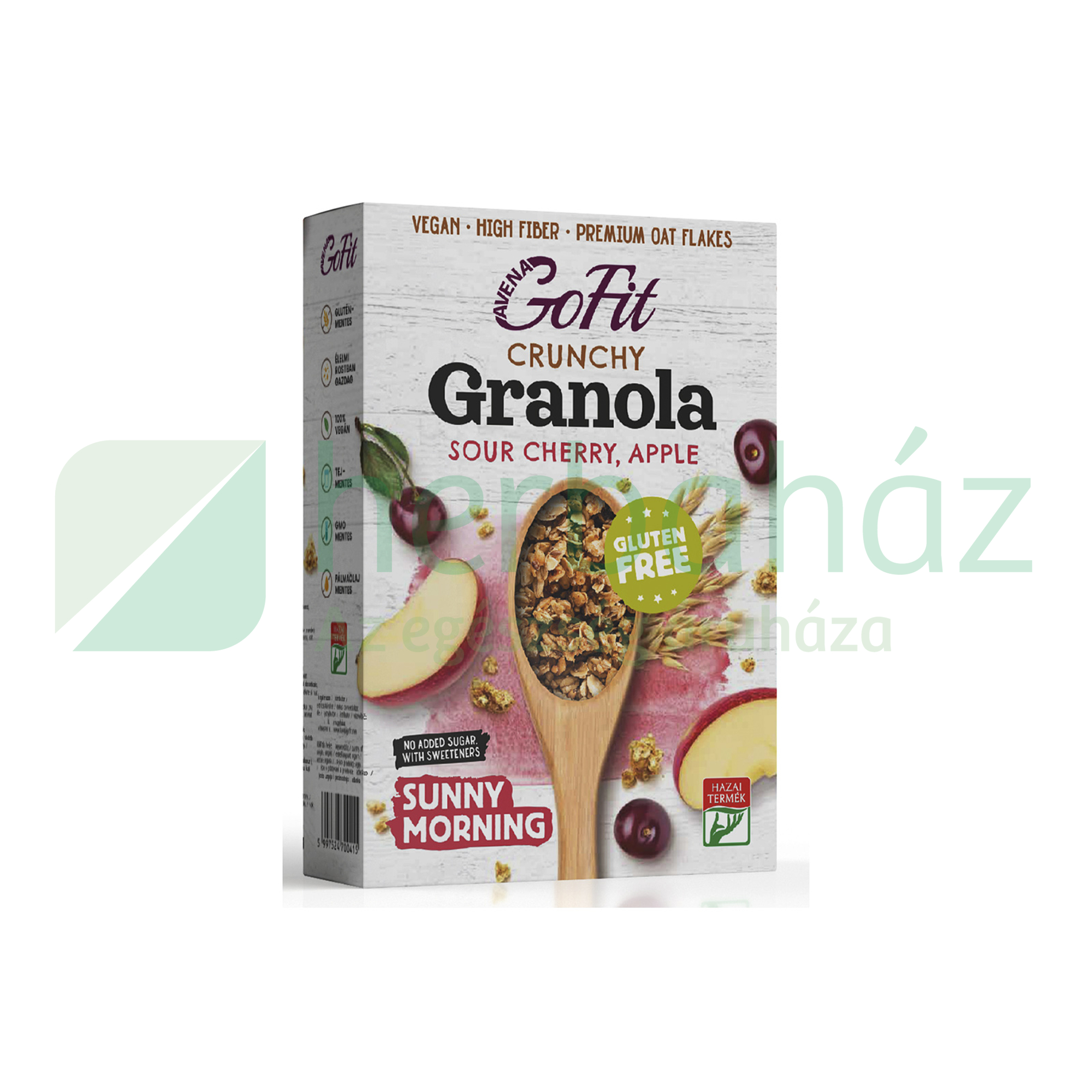 GLUTÉNMENTES GOFIT AVENA GRANOLA MEGGYES-ALMÁS ÉDESÍTŐSZEREKKEL 250G