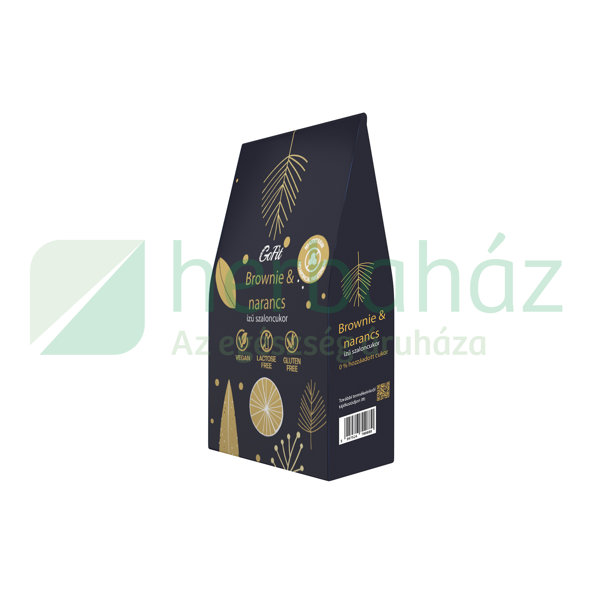 GLUTÉNMENTES GOFIT SZALONCUKOR BROWNIE-NARANCSOS ÍZŰ HCN 225G