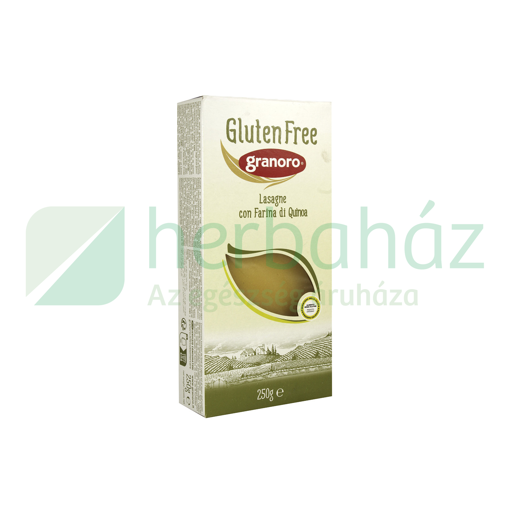 GLUTÉNMENTES GRANORO LASAGNE 250G