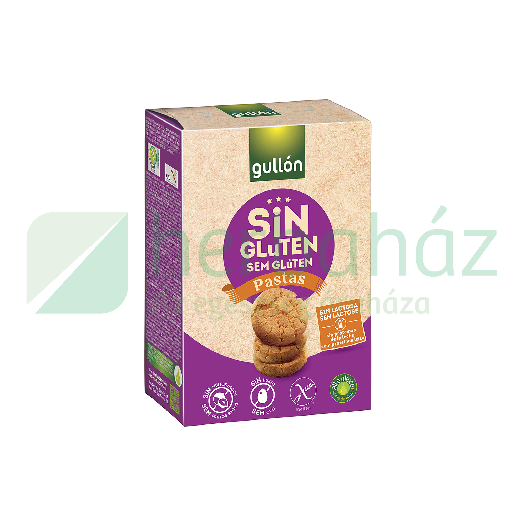 GLUTÉNMENTES GULLON PASTAS KEKSZ 200G