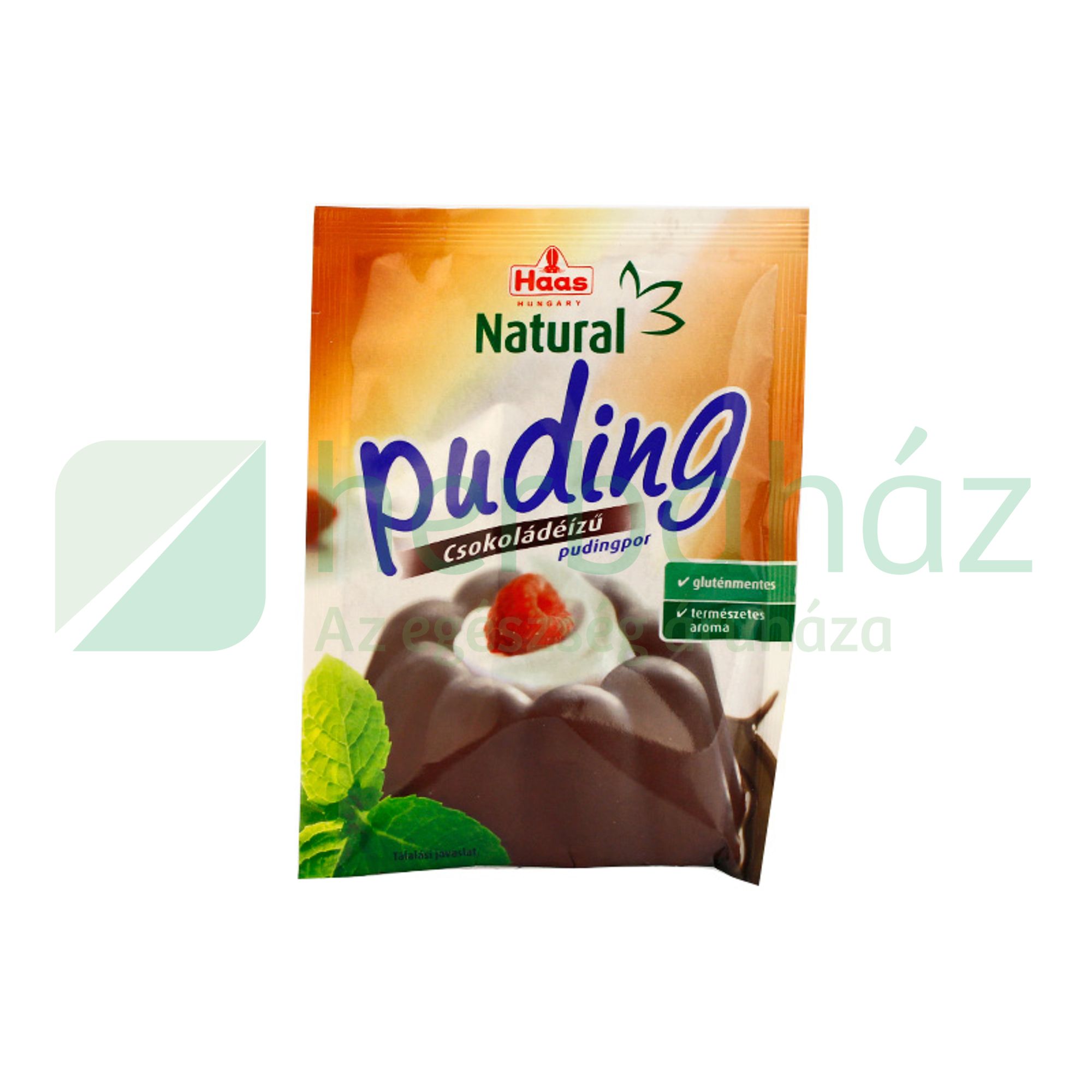 GLUTÉNMENTES HAAS NATURAL PUDINGPOR CSOKOLÁDÉS 44G