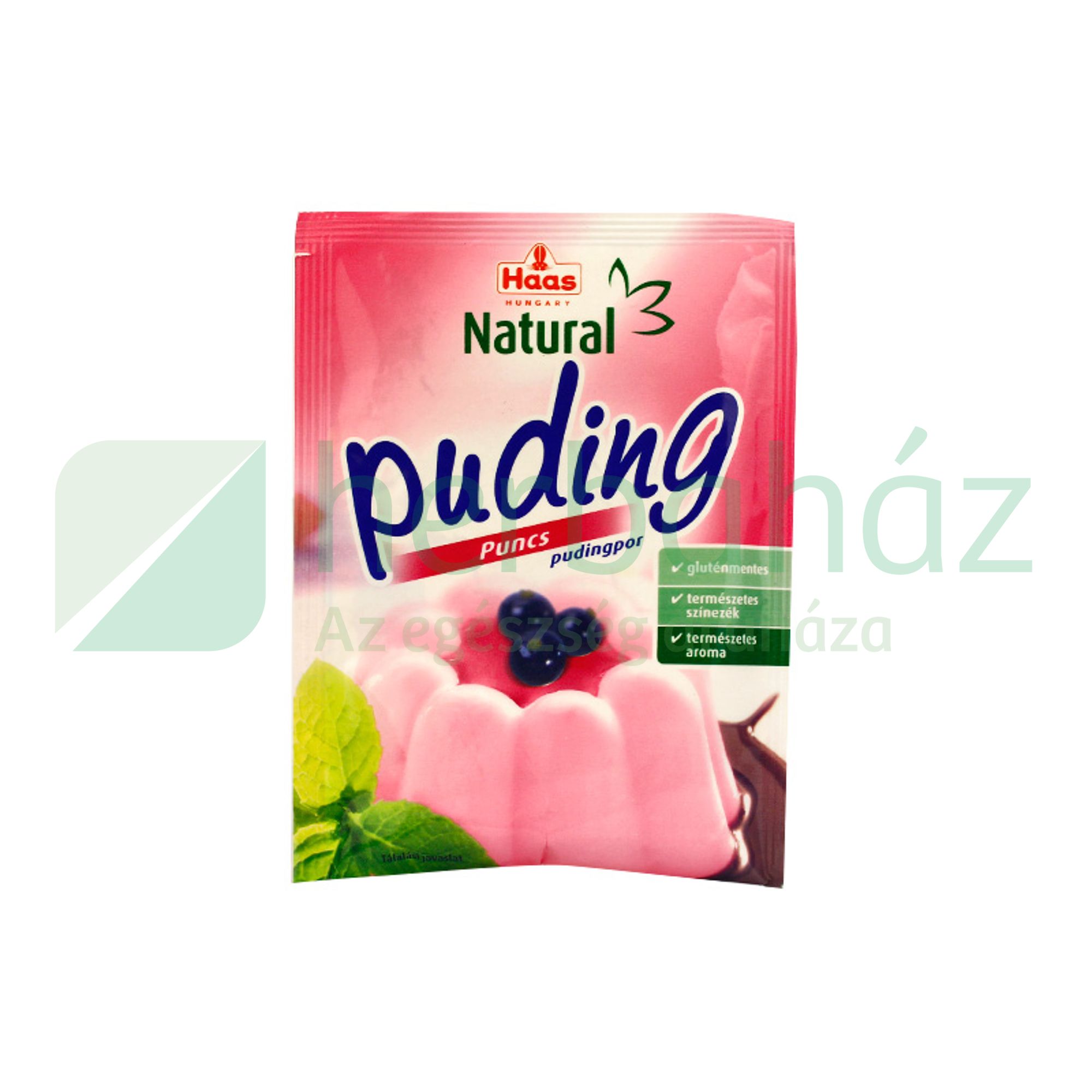 GLUTÉNMENTES HAAS NATURAL PUDINGPOR PUNCS 40G