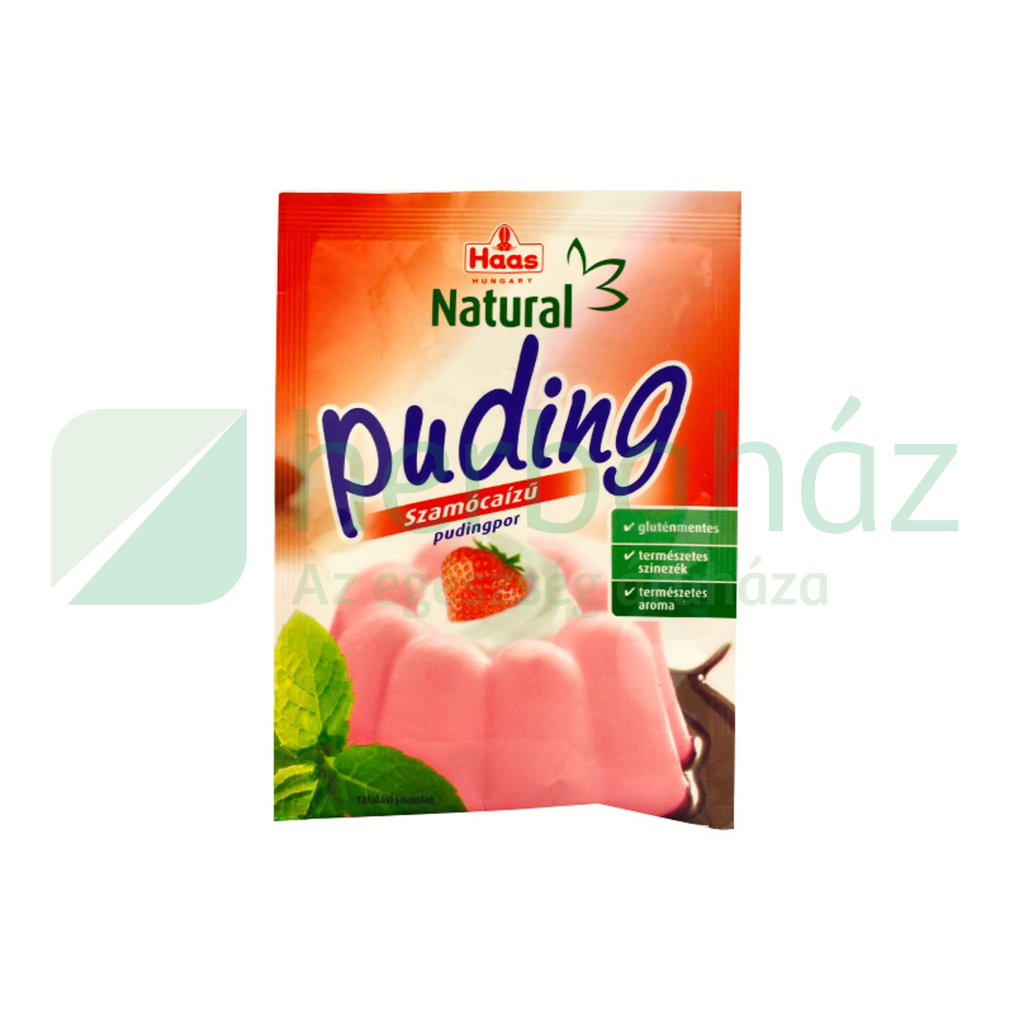 GLUTÉNMENTES HAAS NATURAL PUDINGPOR SZAMÓCÁS 40G