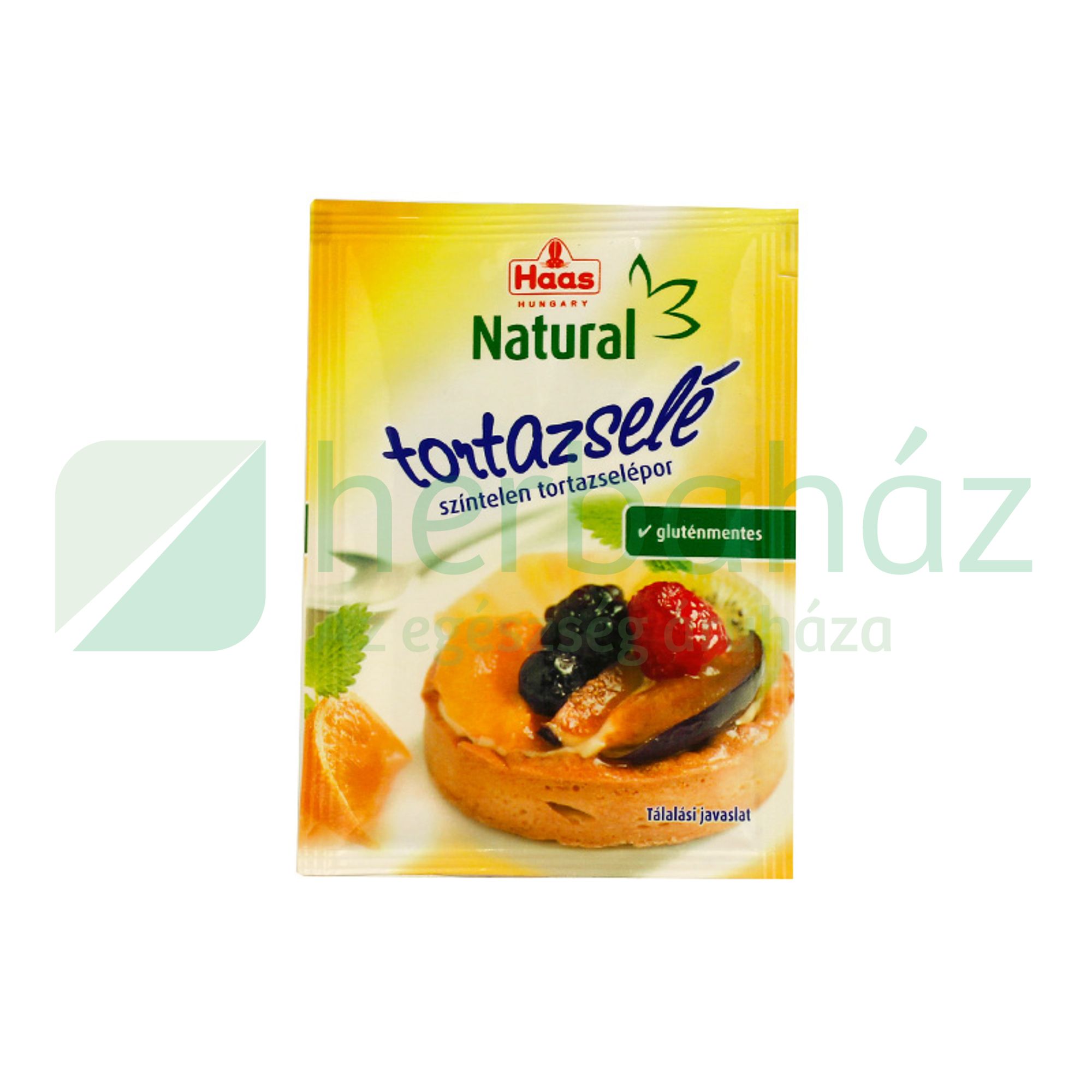 GLUTÉNMENTES HAAS NATURAL TORTAZSELÉPOR SZÍNTELEN 11G