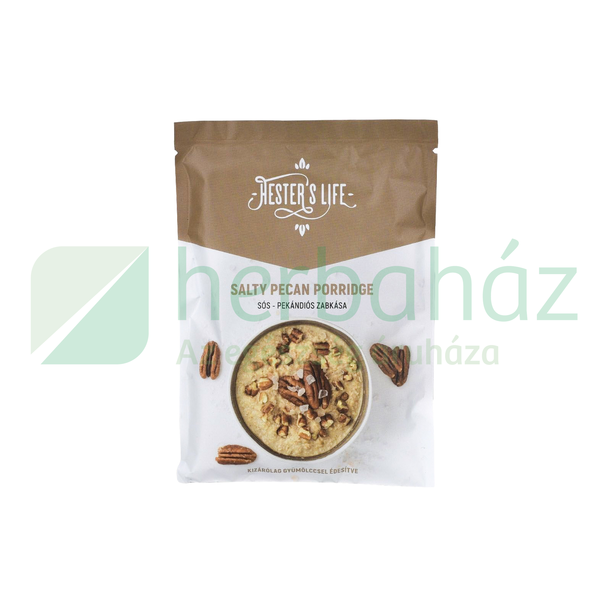 GLUTÉNMENTES HESTERS LIFE SALTY PECAN PORRIDGE-SÓS-PEKÁNDIÓS ZABKÁSA 50G