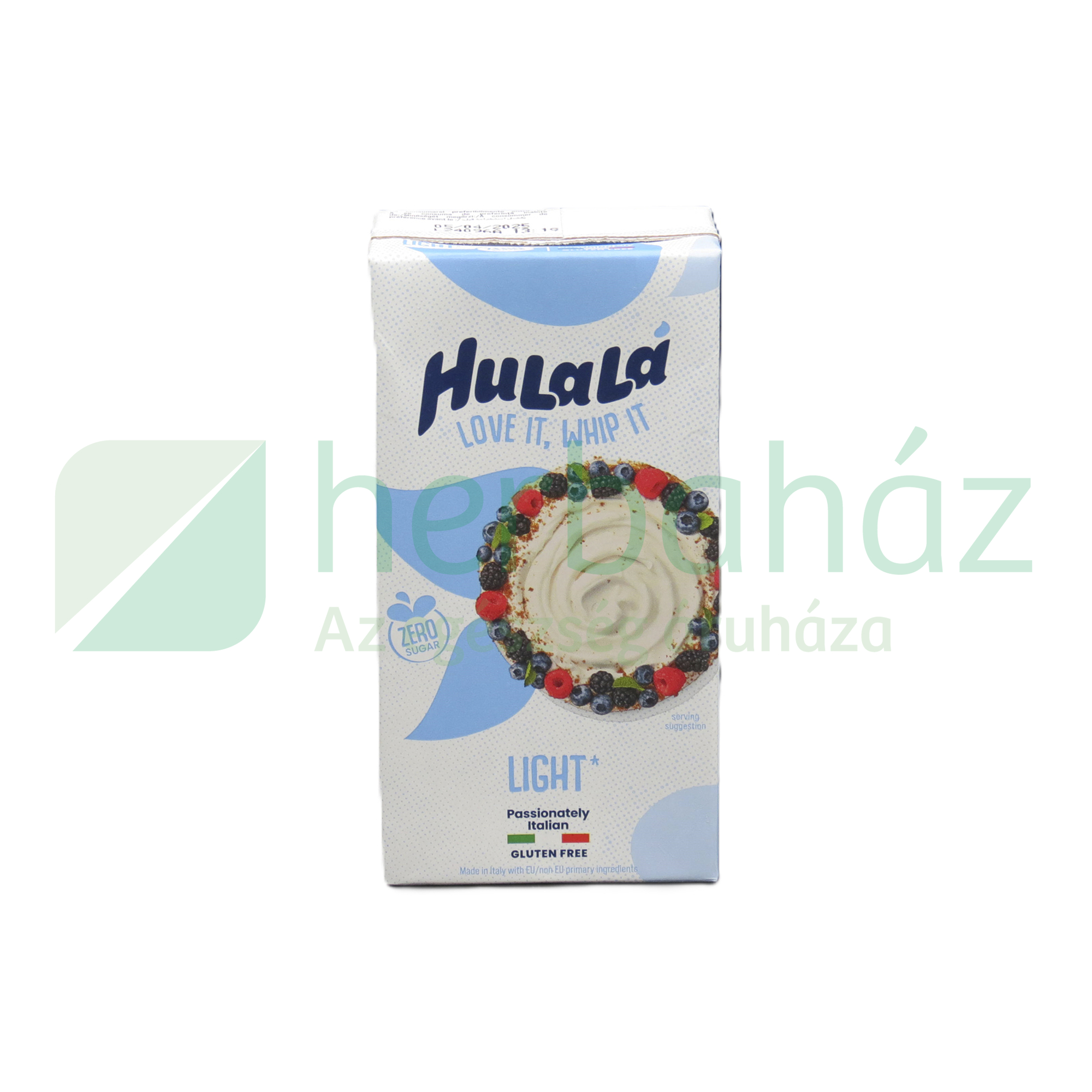 GLUTÉNMENTES HULALA HABALAPANYAG CUKOR NÉLKÜLI 500ML