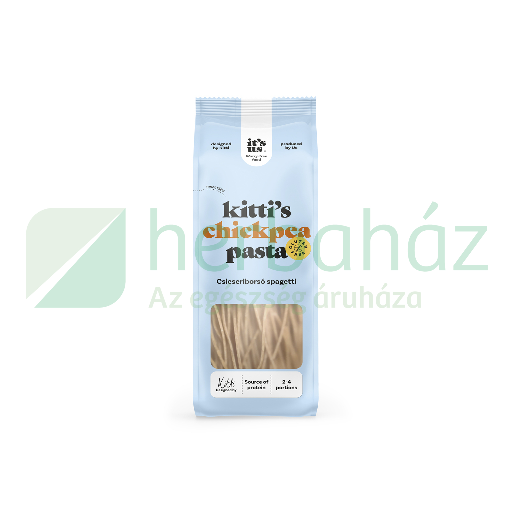 GLUTÉNMENTES ITS US KITTIS CSICSERIBORSÓ SPAGETTI TÉSZTA 200G
