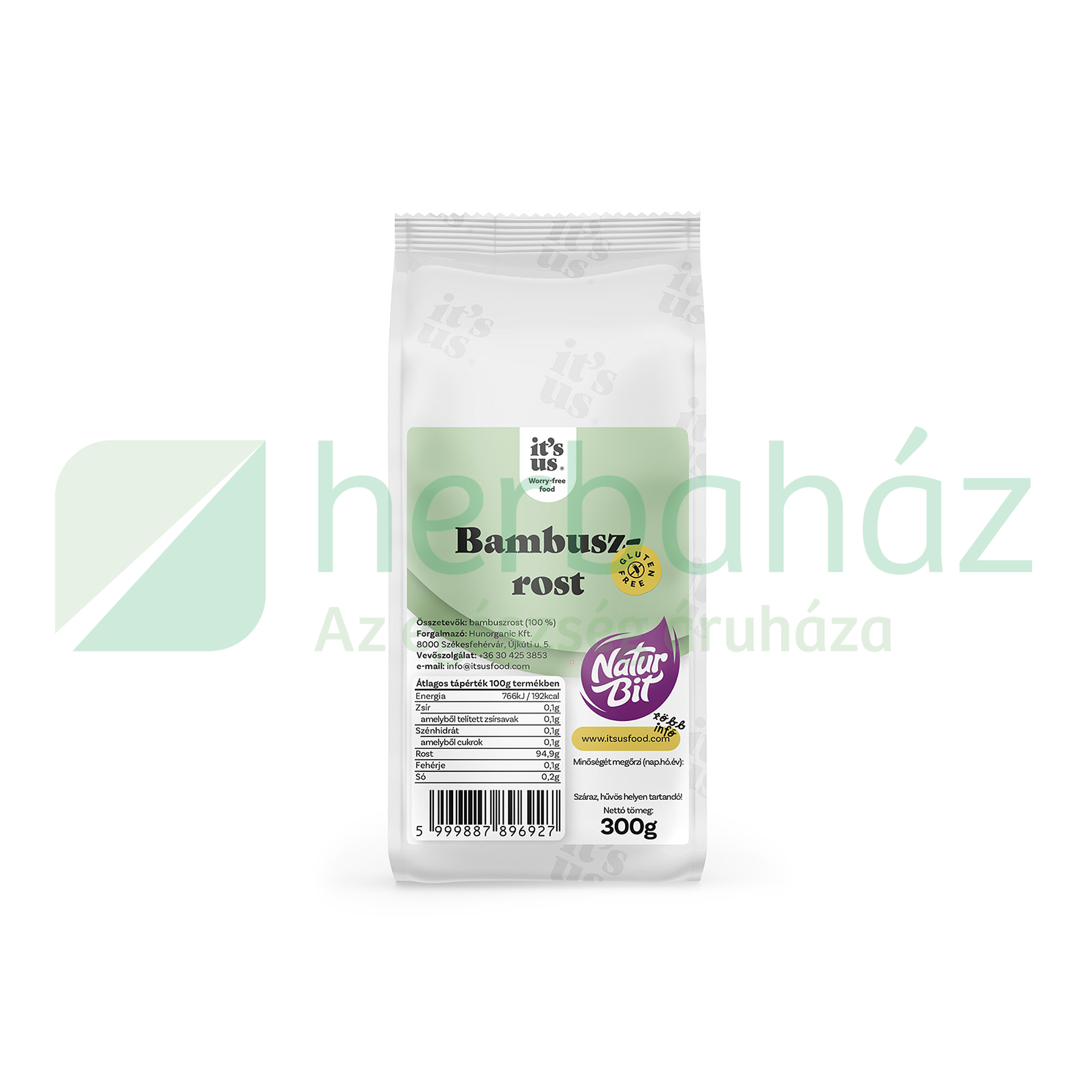 GLUTÉNMENTES ITS US NATURBIT BAMBUSZROST 300G