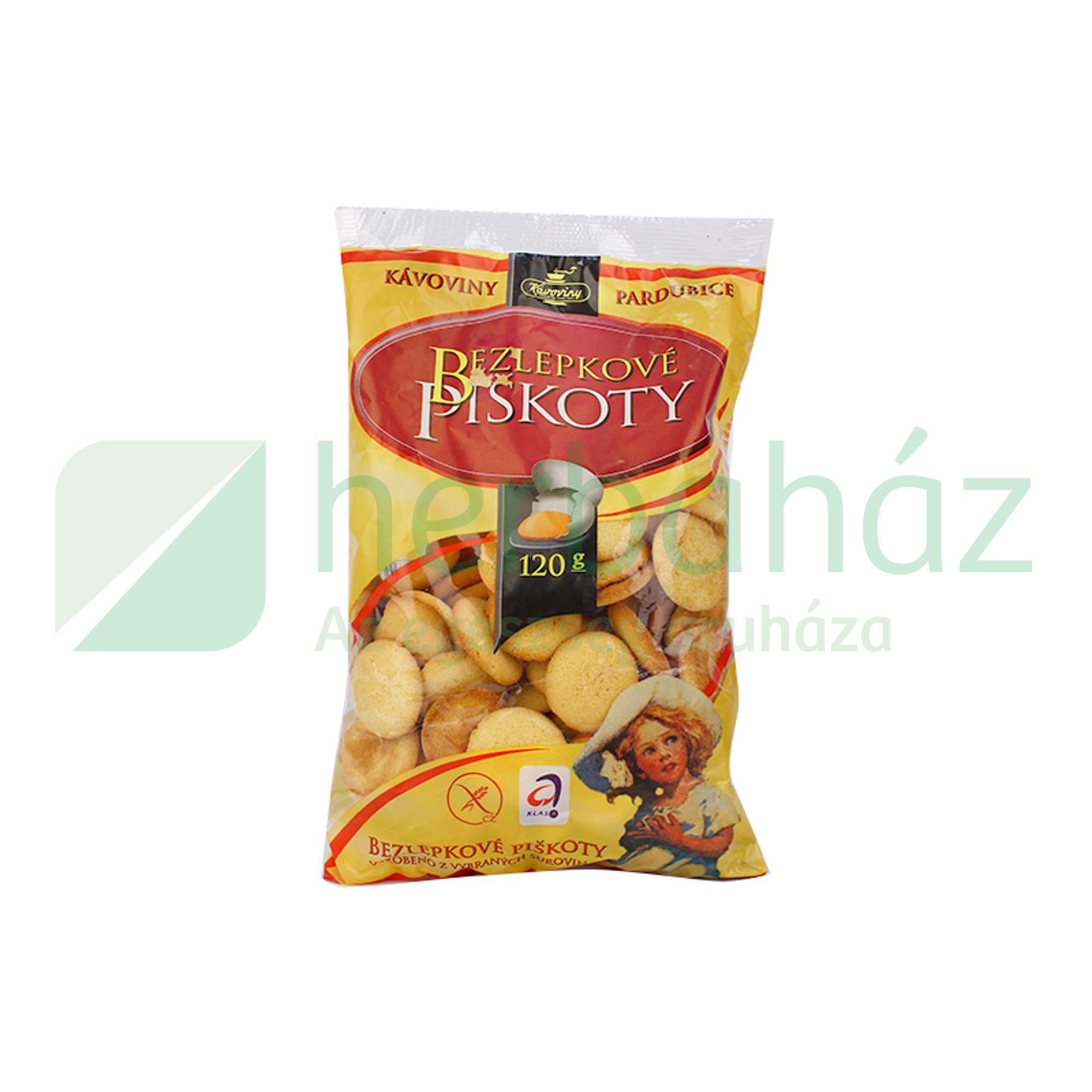 GLUTÉNMENTES KAVOVINY PISKÓTA 120G