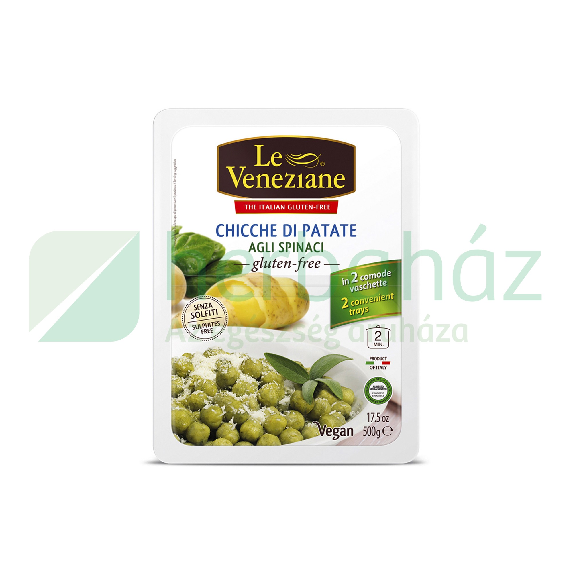 GLUTÉNMENTES LE VENEZIANE GNOCCHI SPENÓTTAL 500G
