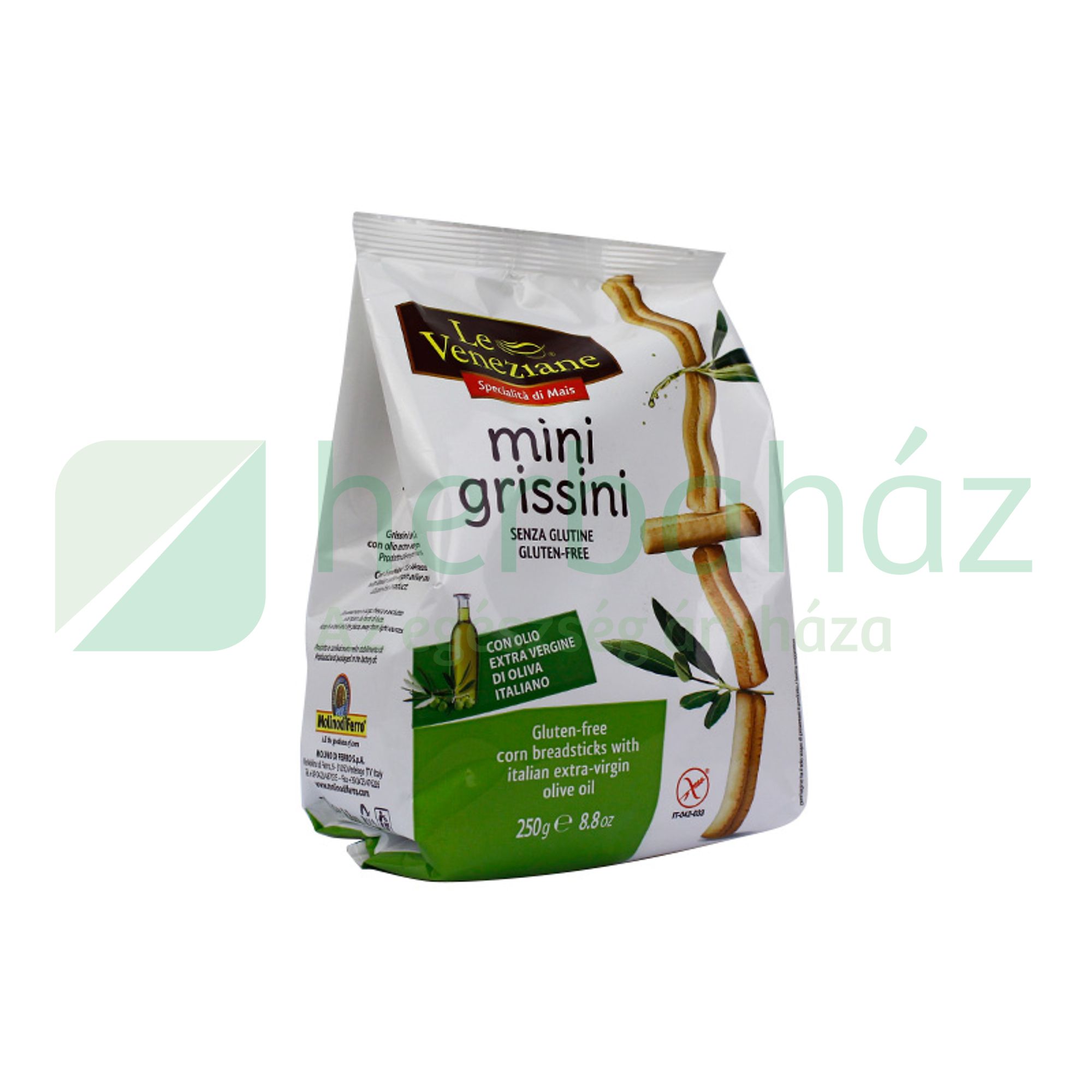 GLUTÉNMENTES LE VENEZIANE MINI GRISSINI SÓS RÚD 250G