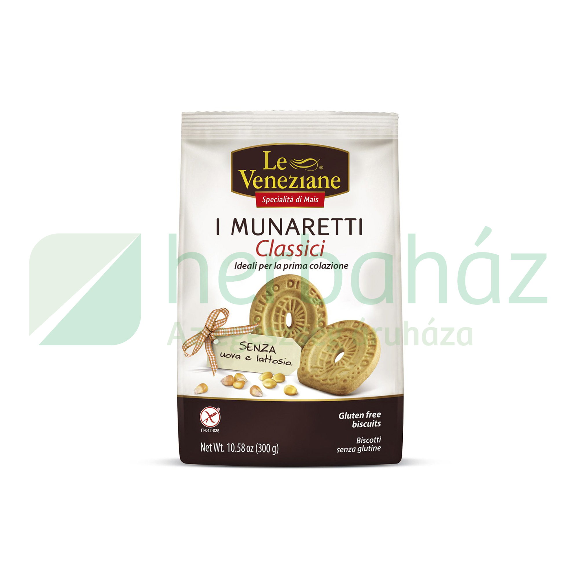 GLUTÉNMENTES LE VENEZIANE VAJAS KEKSZ 300G