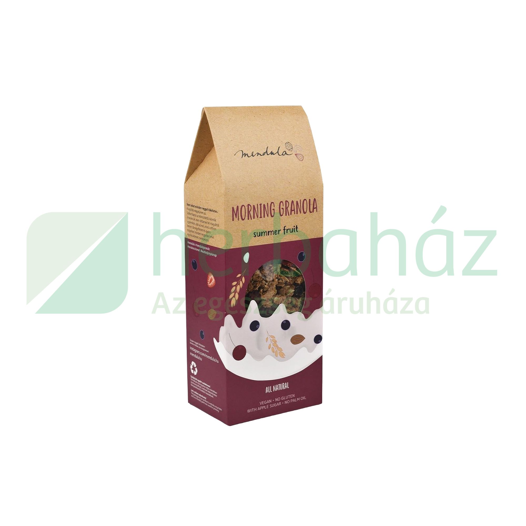 GLUTÉNMENTES MENDULA SUMMER FRUIT GRANOLA 300G