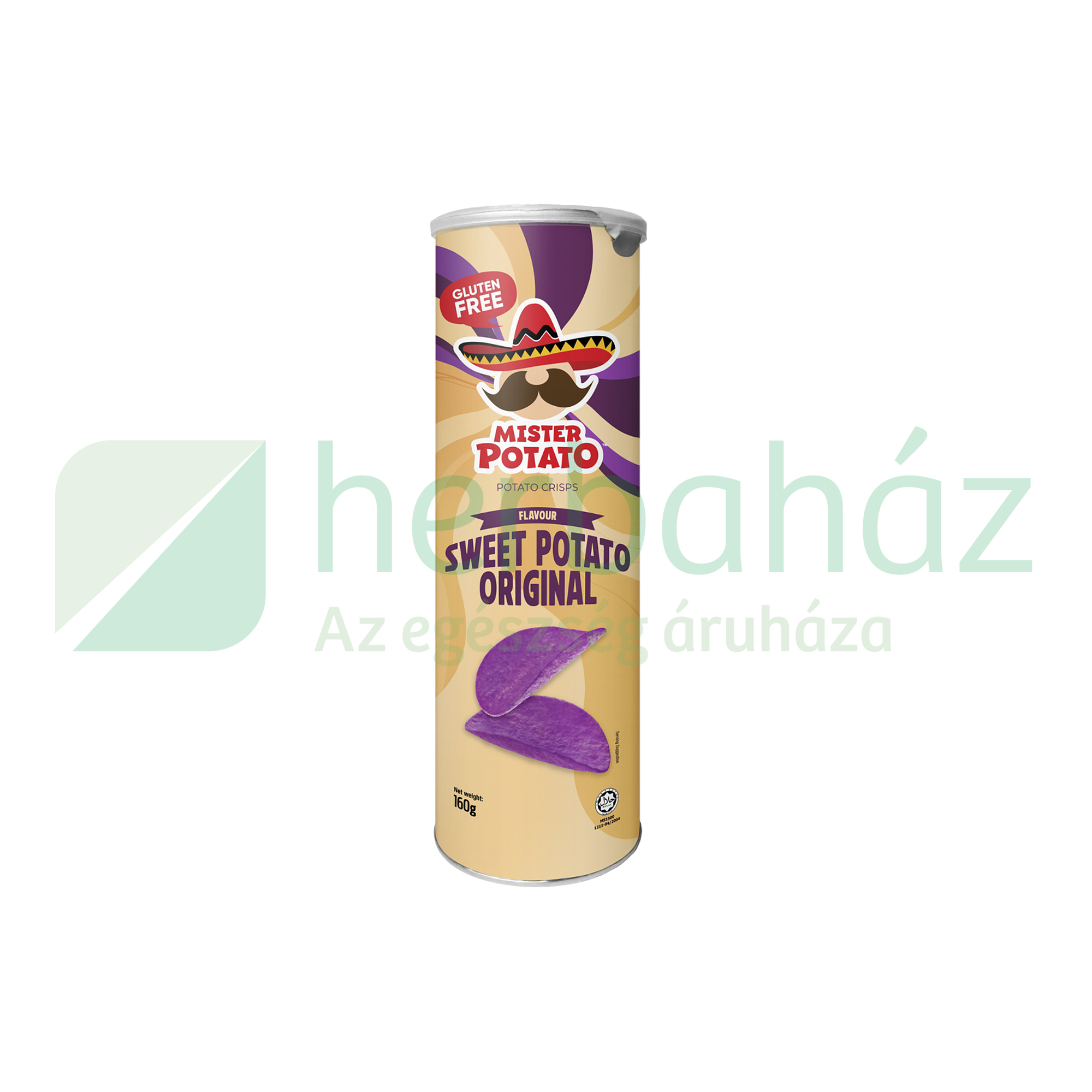 GLUTÉNMENTES MISTER POTATO CRISPS ÉDESBURGONYA 160G