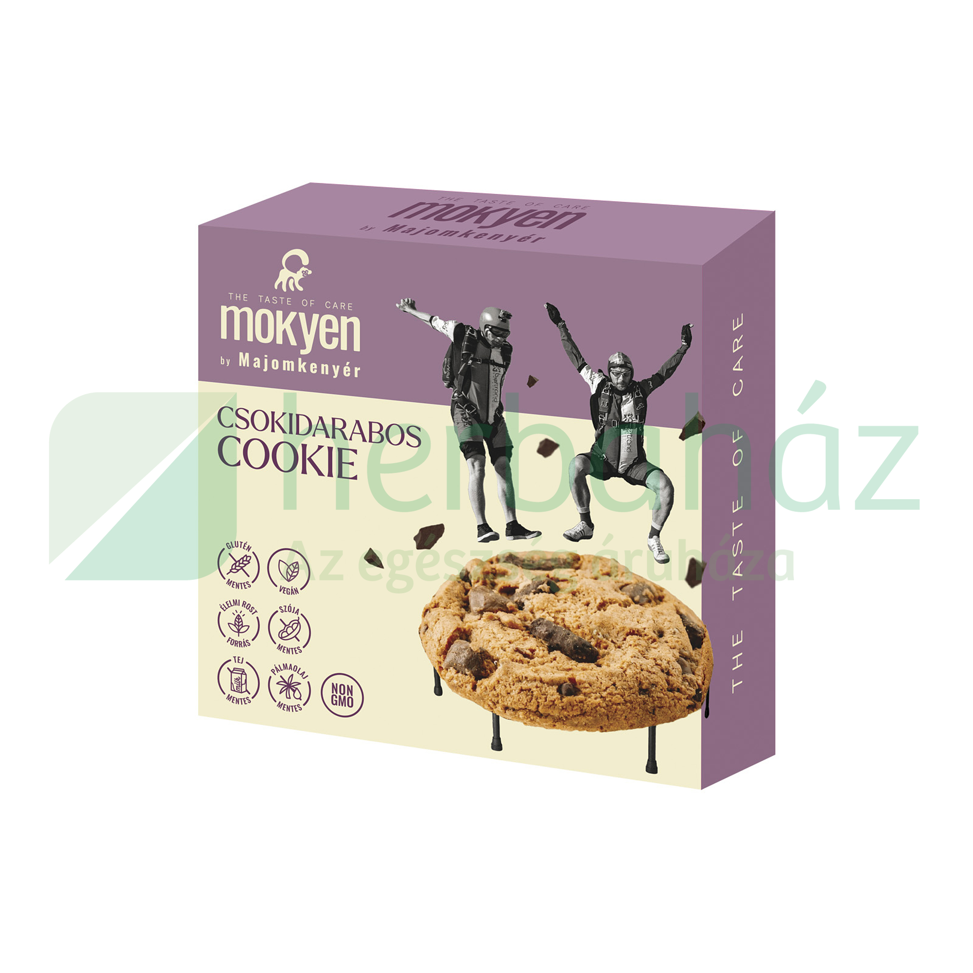 GLUTÉNMENTES MOKYEN BY MAJOMKENYÉR KEKSZ CSOKIDARABOS COOKIE 50G