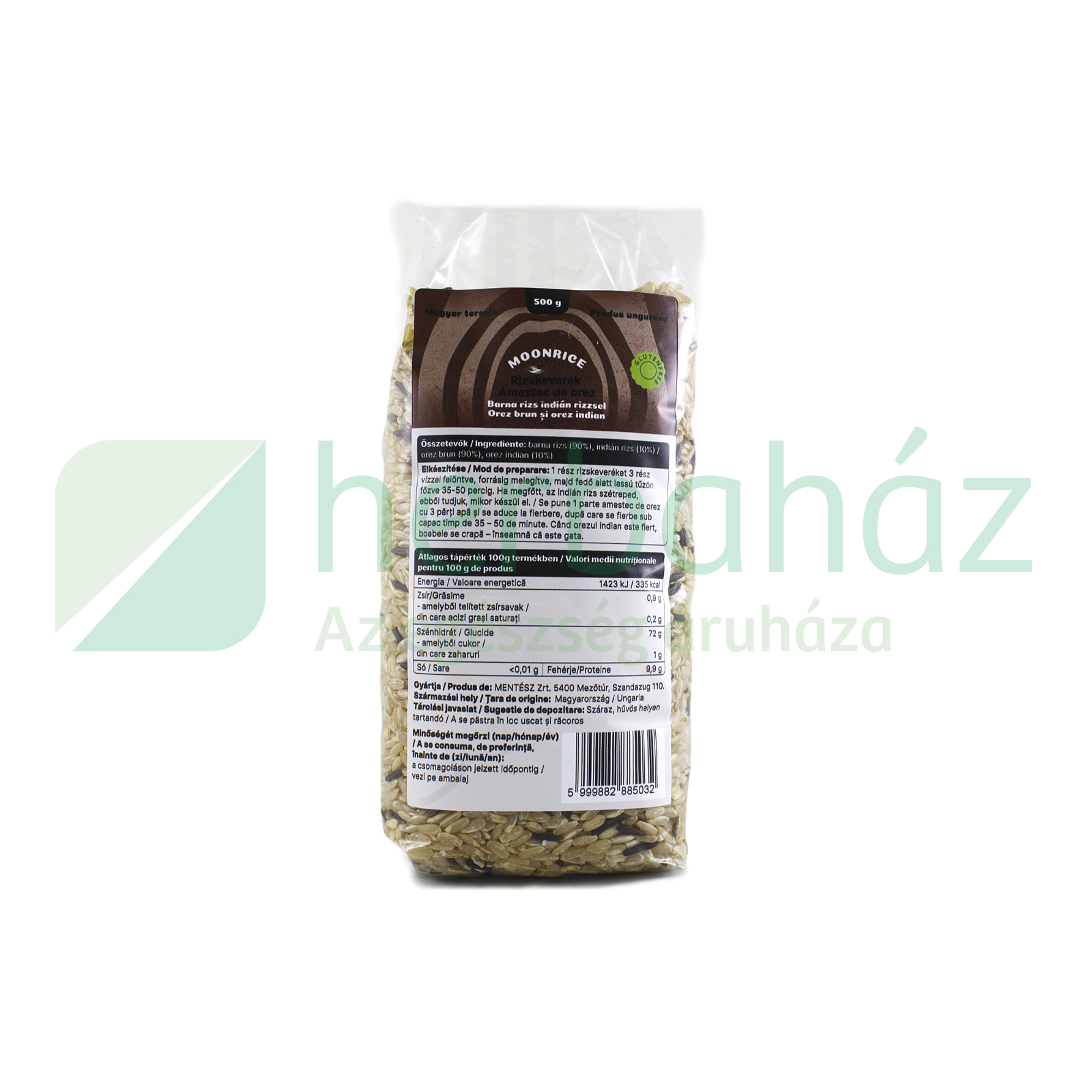 GLUTÉNMENTES MOONRICE INDIÁN RIZS 250G
