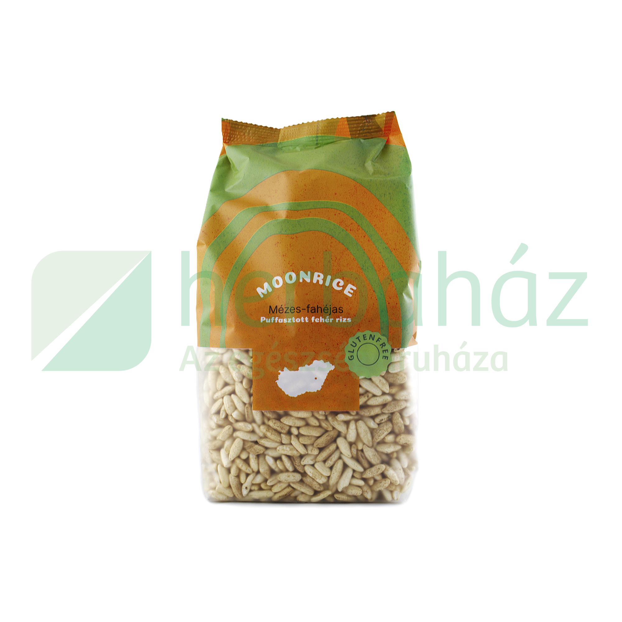 GLUTÉNMENTES MOONRICE PUFFASZTOTT FEHÉR RIZS MÉZES-FAHÉJAS 85G