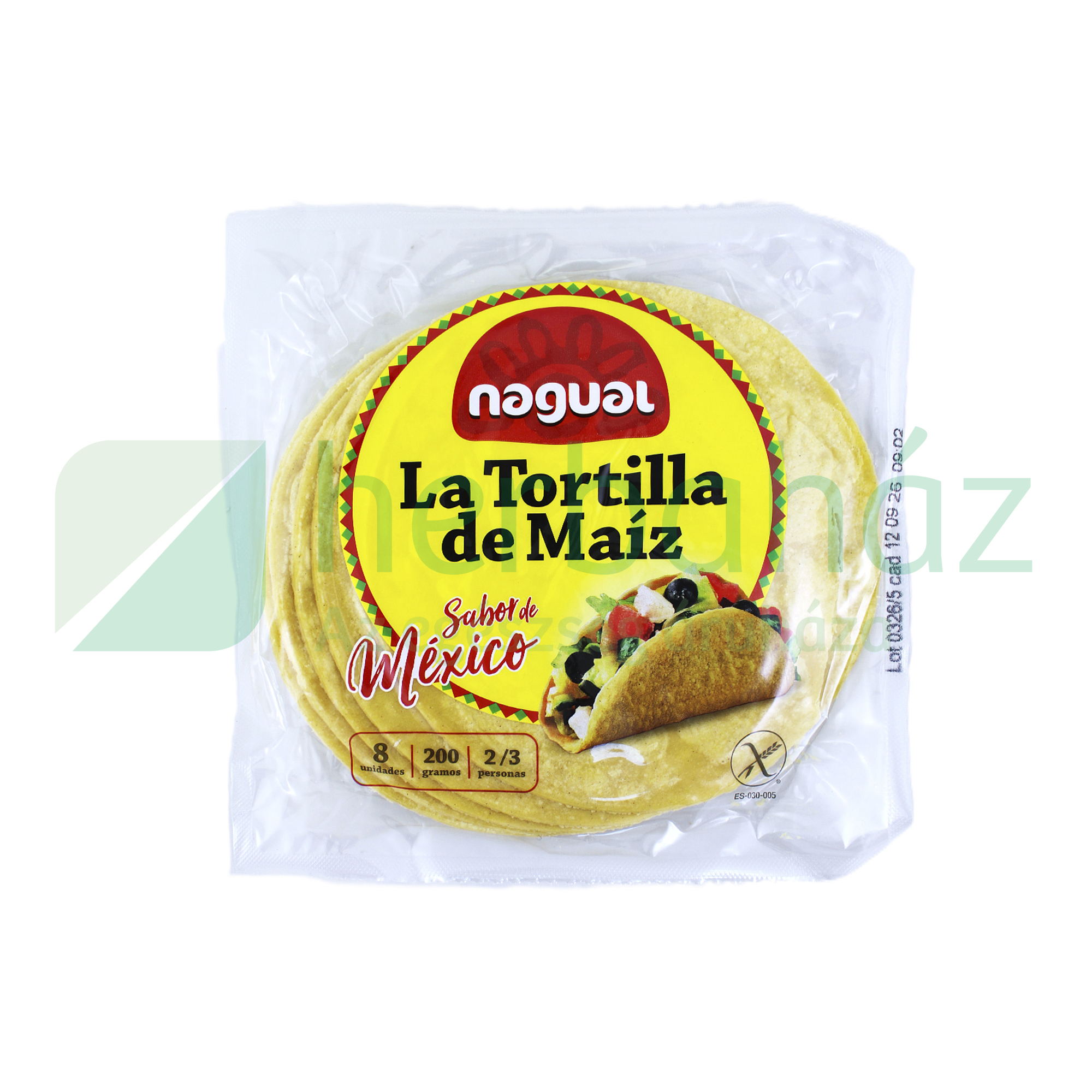 GLUTÉNMENTES NAGUAL TORTILLA - MEXIKÓI 200G