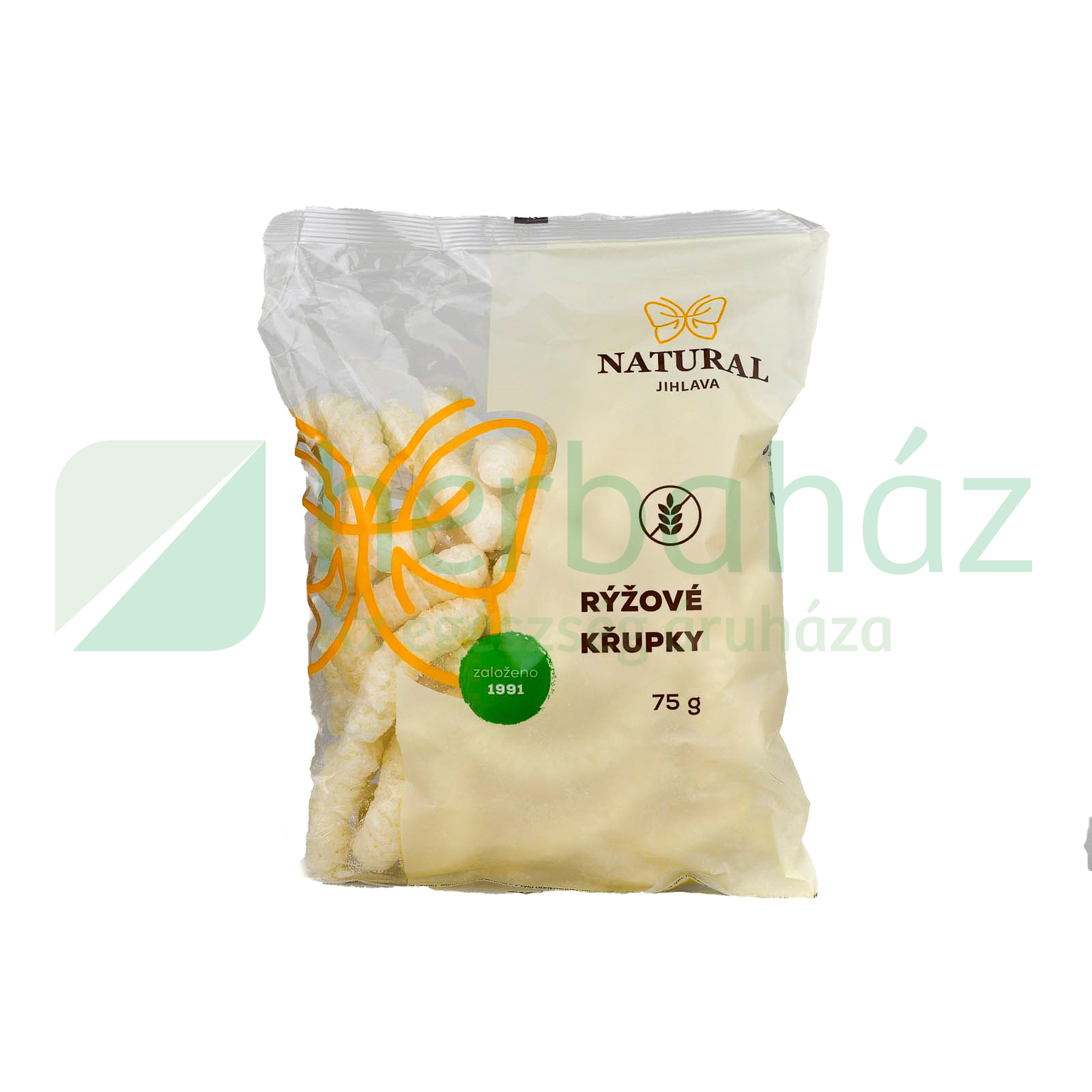 GLUTÉNMENTES NATURAL RIZS PUFI 75G