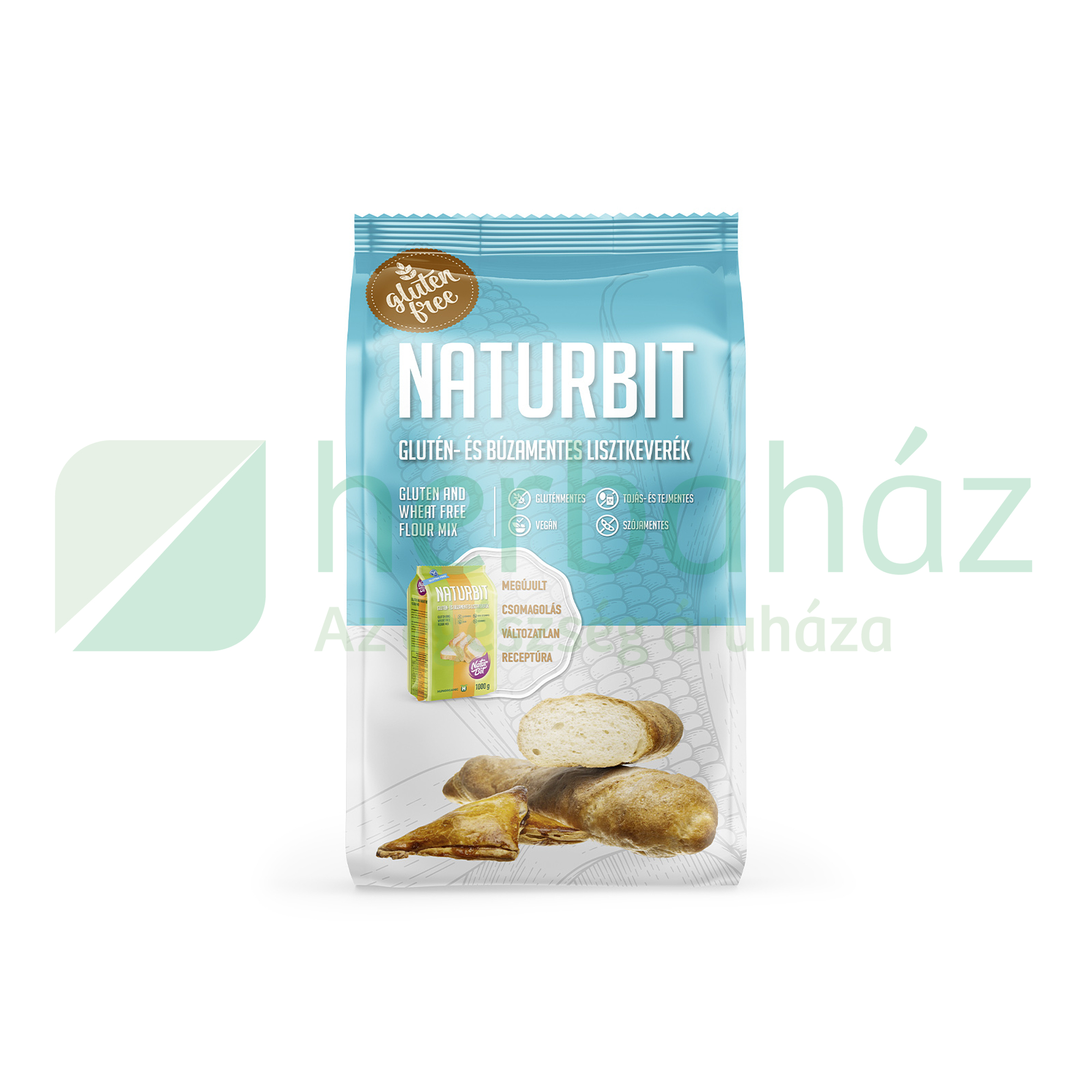 GLUTÉNMENTES NATURBIT BÚZAMENTES LISZTKEVERÉK 1000G