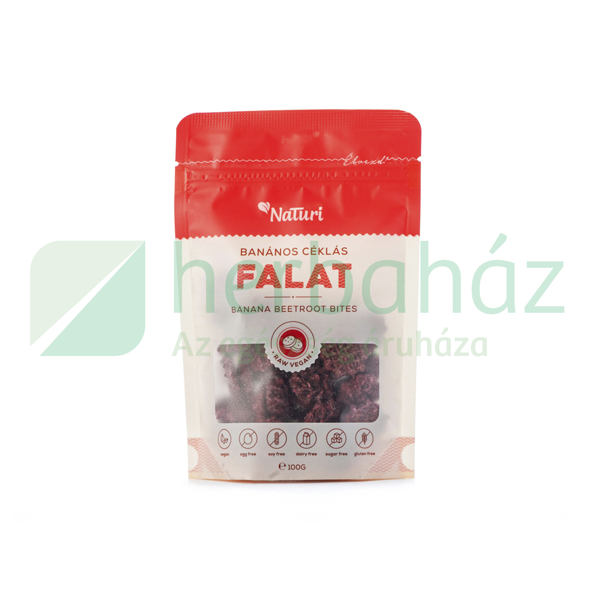 GLUTÉNMENTES NATURI BANÁNOS CÉKLÁS FALAT 100G