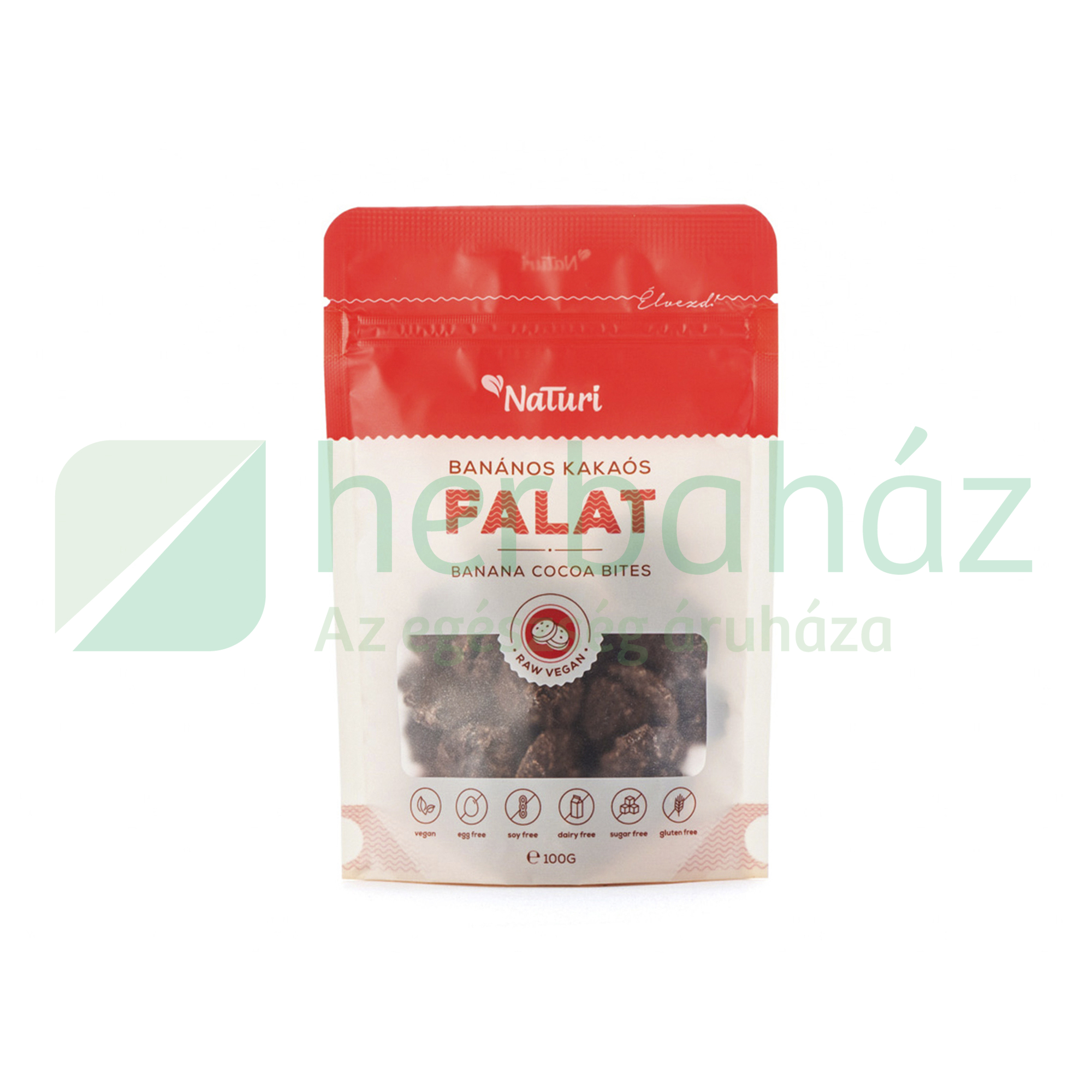 GLUTÉNMENTES NATURI BANÁNOS KAKAÓS FALAT 100G