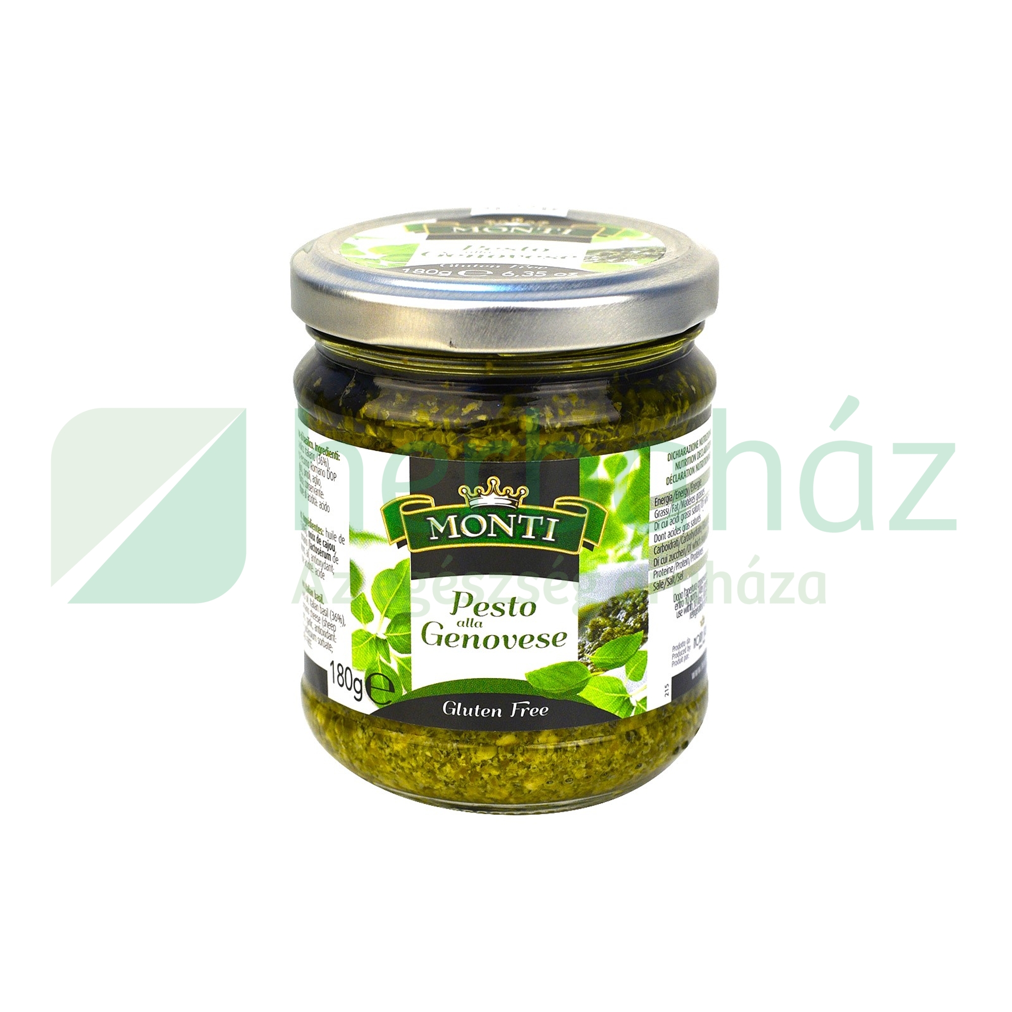 GLUTÉNMENTES NORDSALSE MONTI PESTO GENOVESE 180G