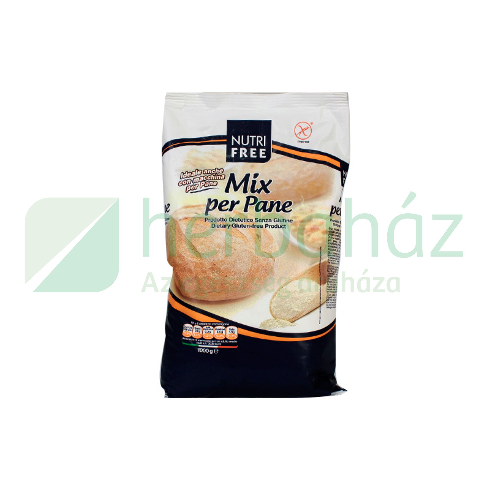 GLUTÉNMENTES NUTRI FREE LISZTKEVERÉK MIX PER PANE 1000G