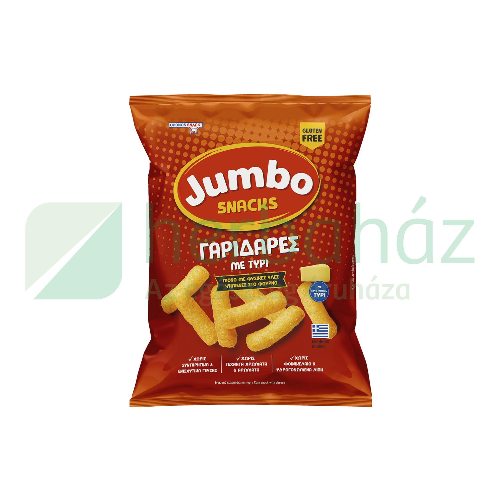 GLUTÉNMENTES OHONOS JUMBO KUKORICA SNACK SAJTTAL 40G