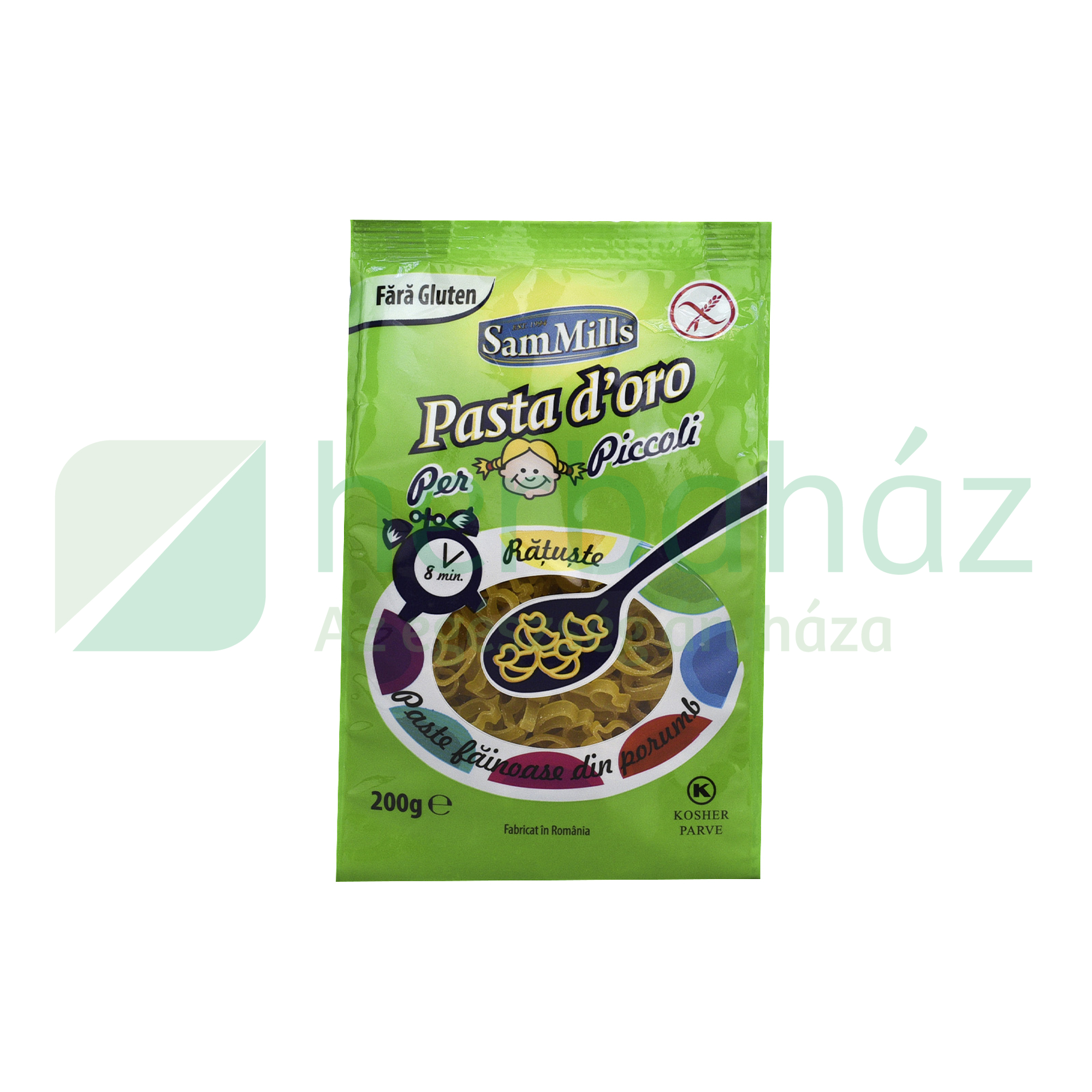 GLUTÉNMENTES PASTA DORO KACSÁS TÉSZTA 300G