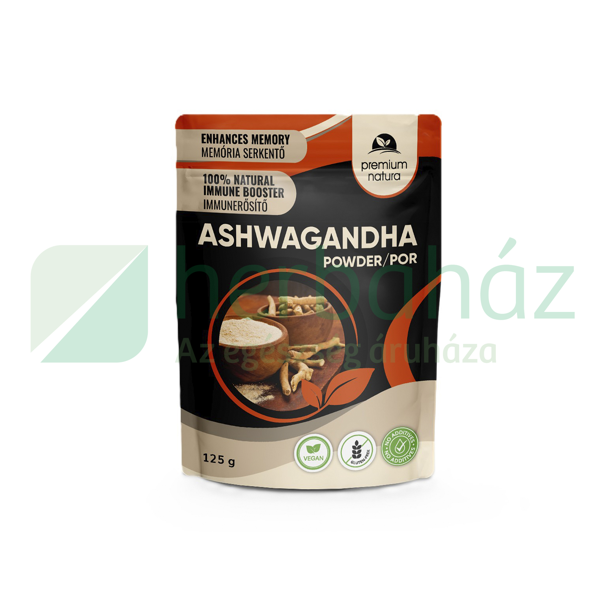 GLUTÉNMENTES PREMIUM NATURA ASHWAGANDA POR 125G