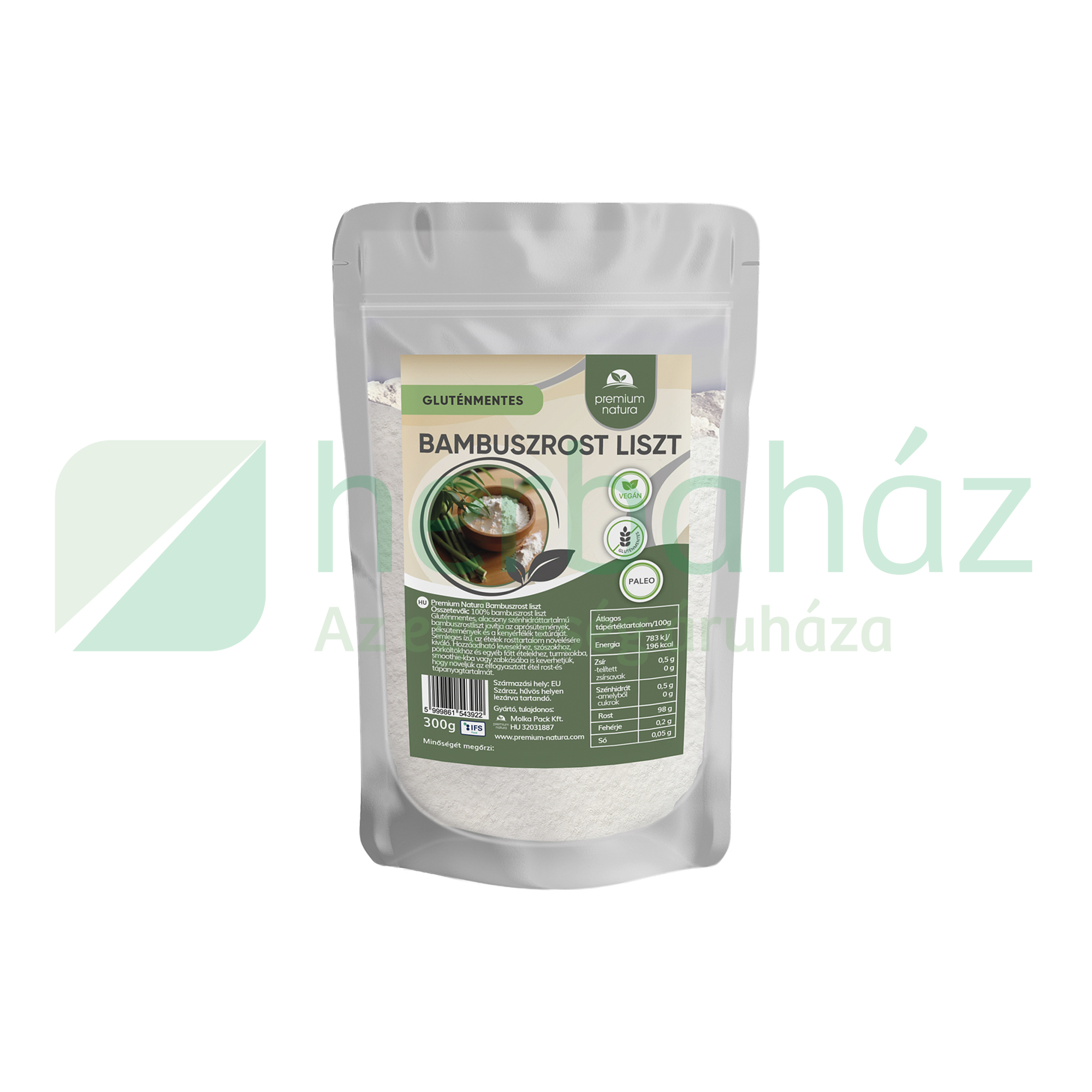 GLUTÉNMENTES PREMIUM NATURA BAMBUSZROSTLISZT 300G