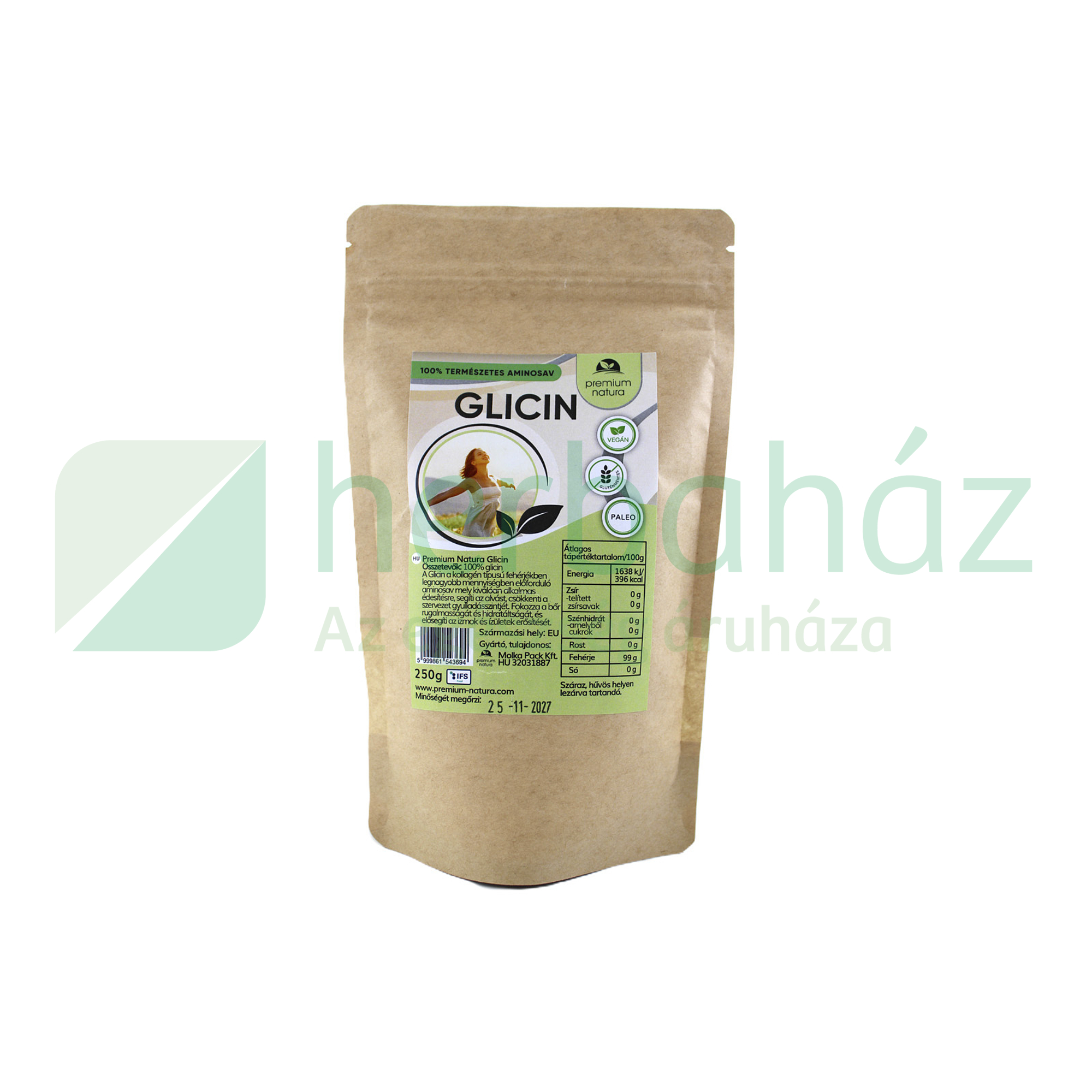 GLUTÉNMENTES PREMIUM NATURA GLICIN  250G