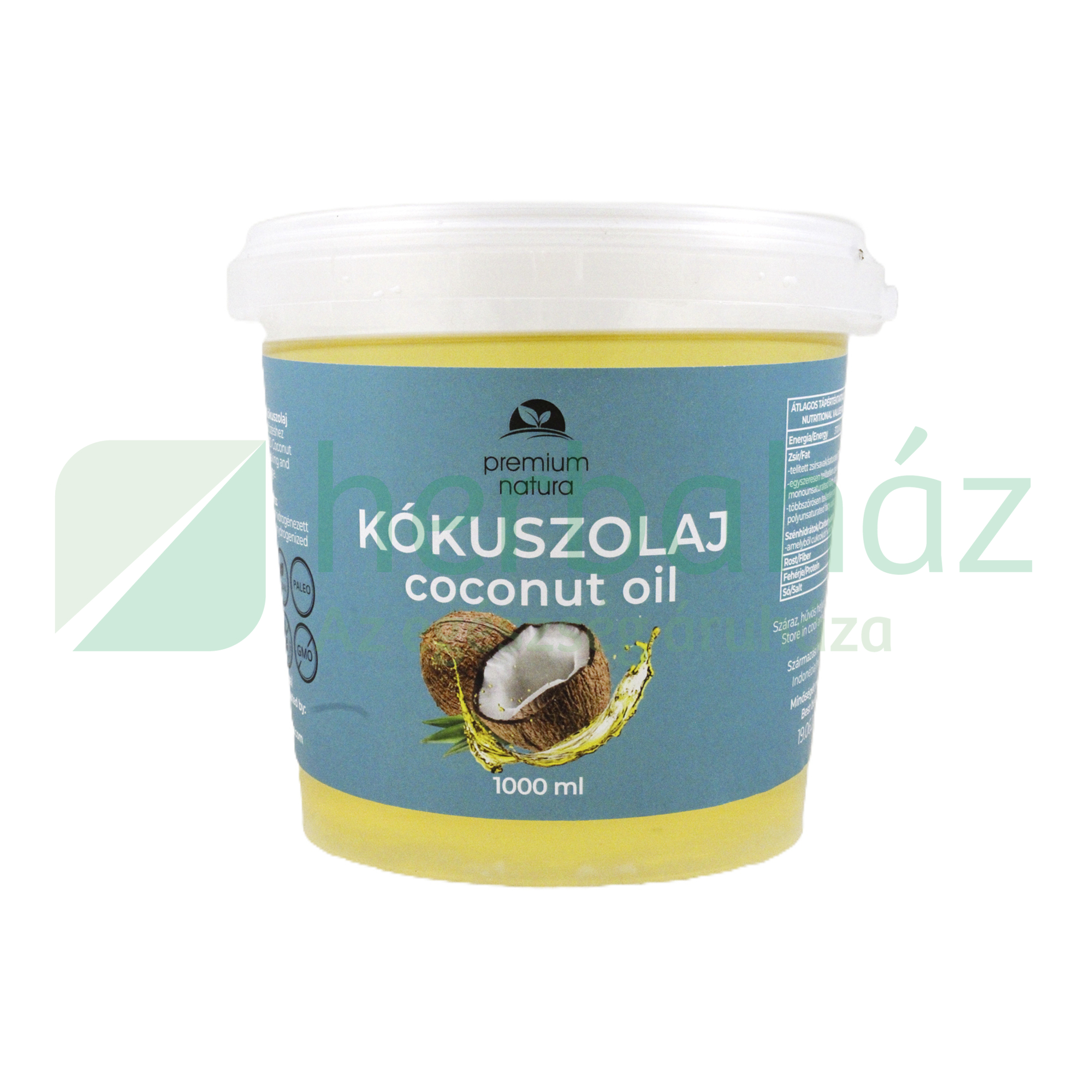 GLUTÉNMENTES PREMIUM NATURA KÓKUSZOLAJ 1000ML