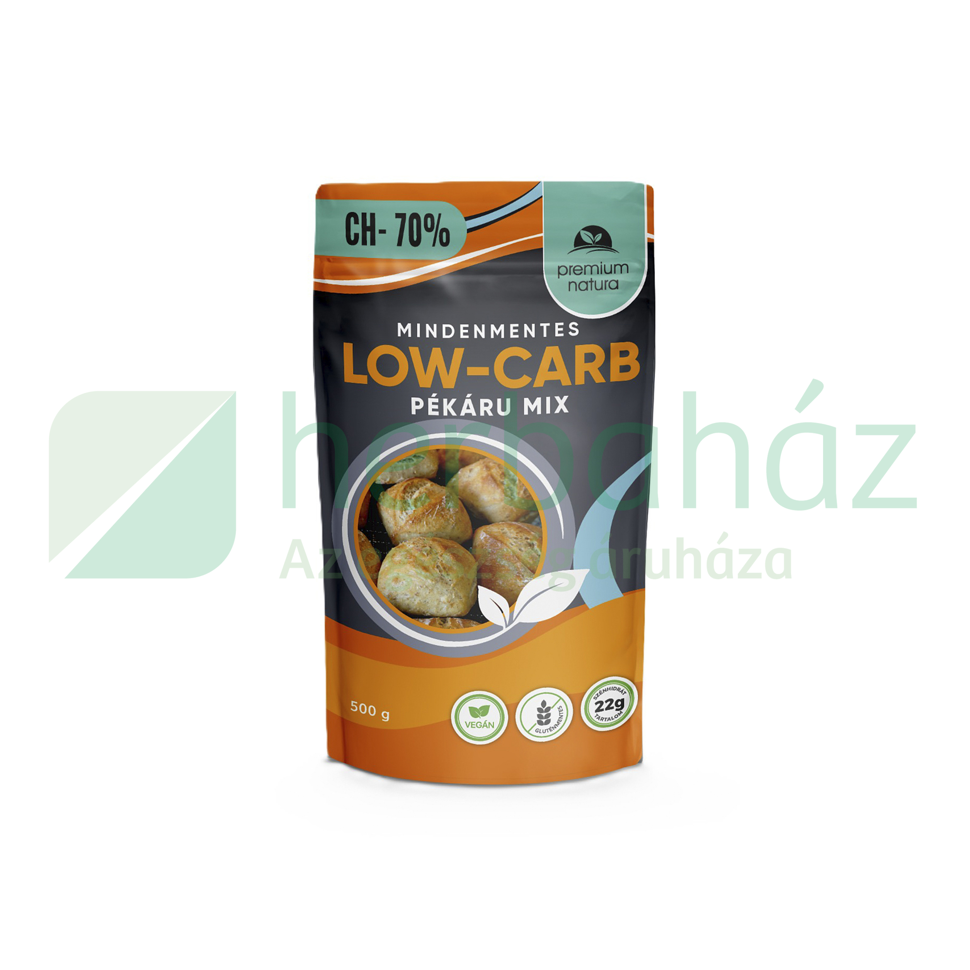 GLUTÉNMENTES PREMIUM NATURA LOW-CARB PÉKÁRU MIX LISZTKEVERÉK 500G
