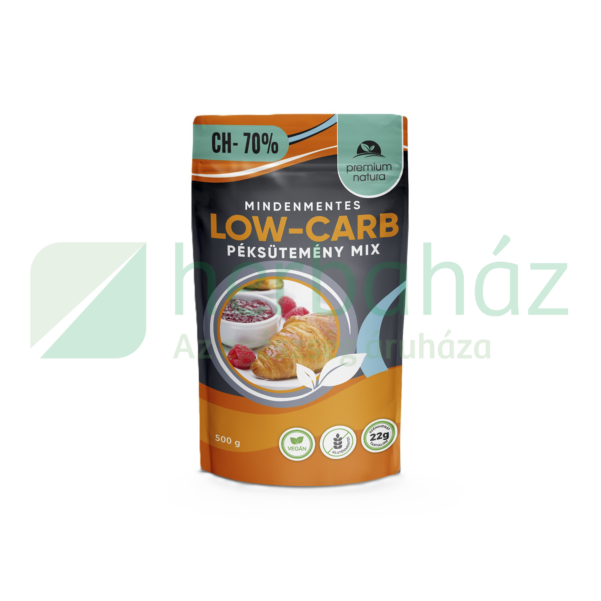 GLUTÉNMENTES PREMIUM NATURA LOW CARB PÉKSÜTEMÉNY MIX LISZTKEVERÉK 500G